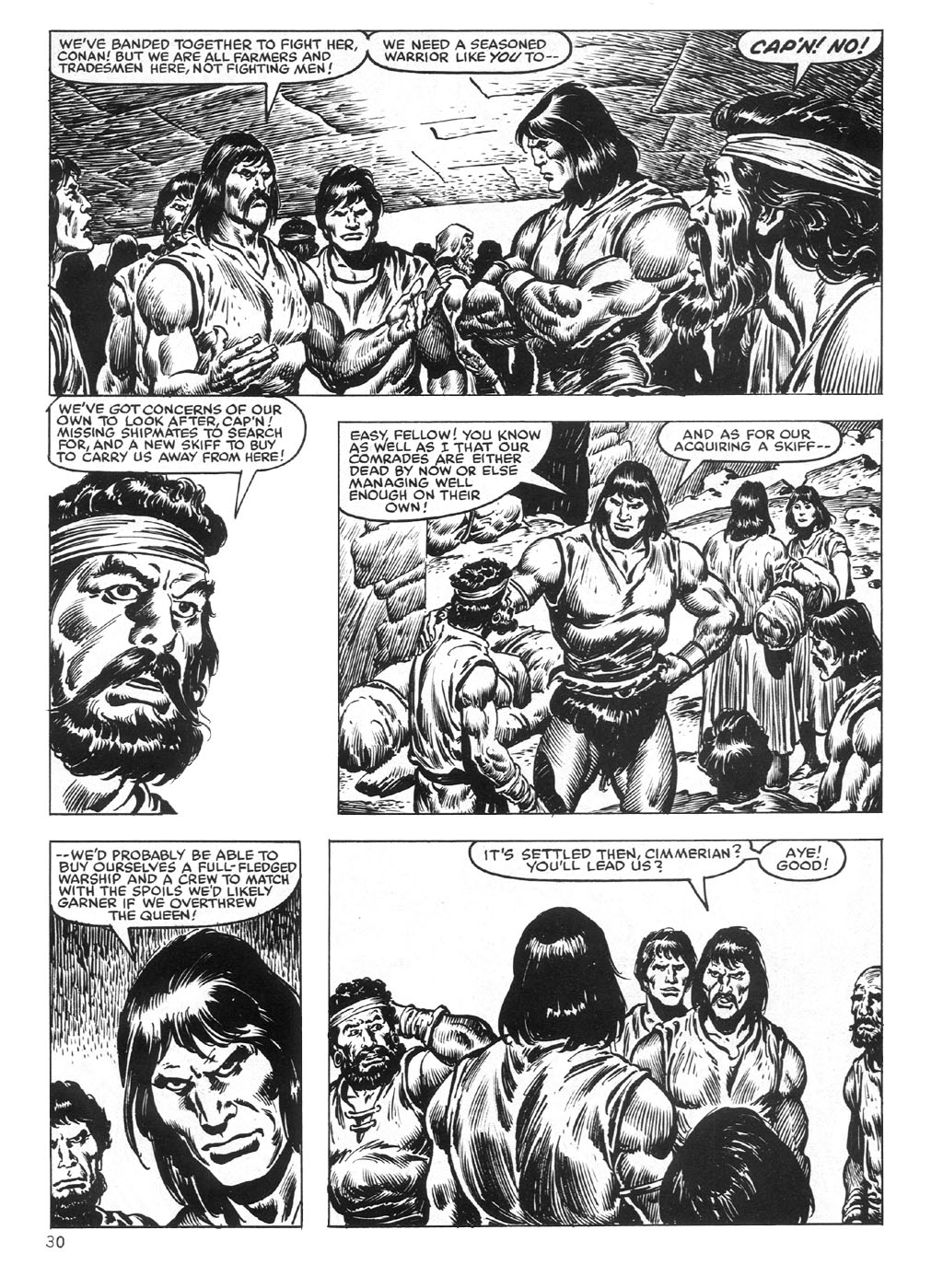 Read online The Savage Sword Of Conan comic -  Issue #99 - 29