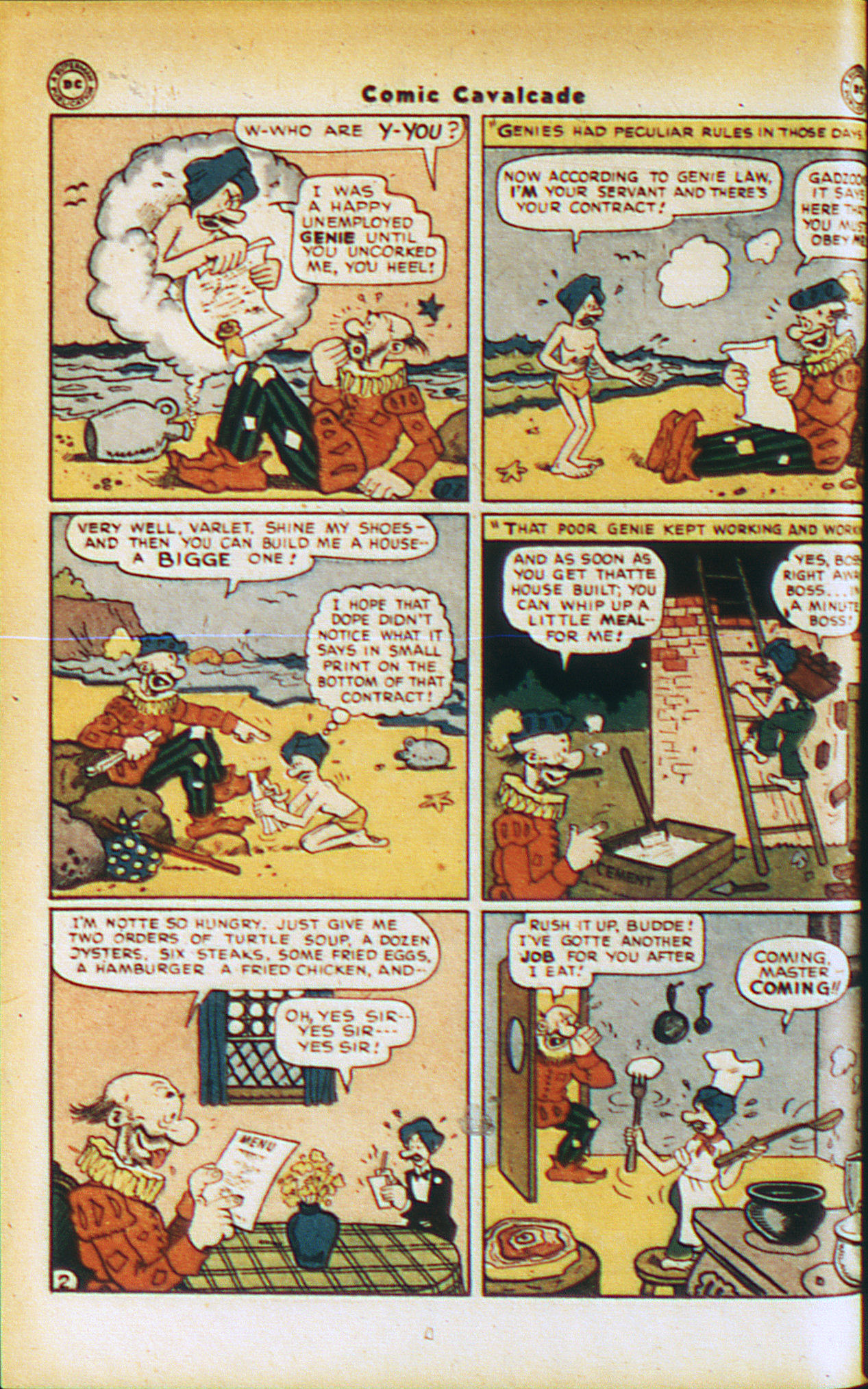 Read online Comic Cavalcade comic -  Issue #16 - 21