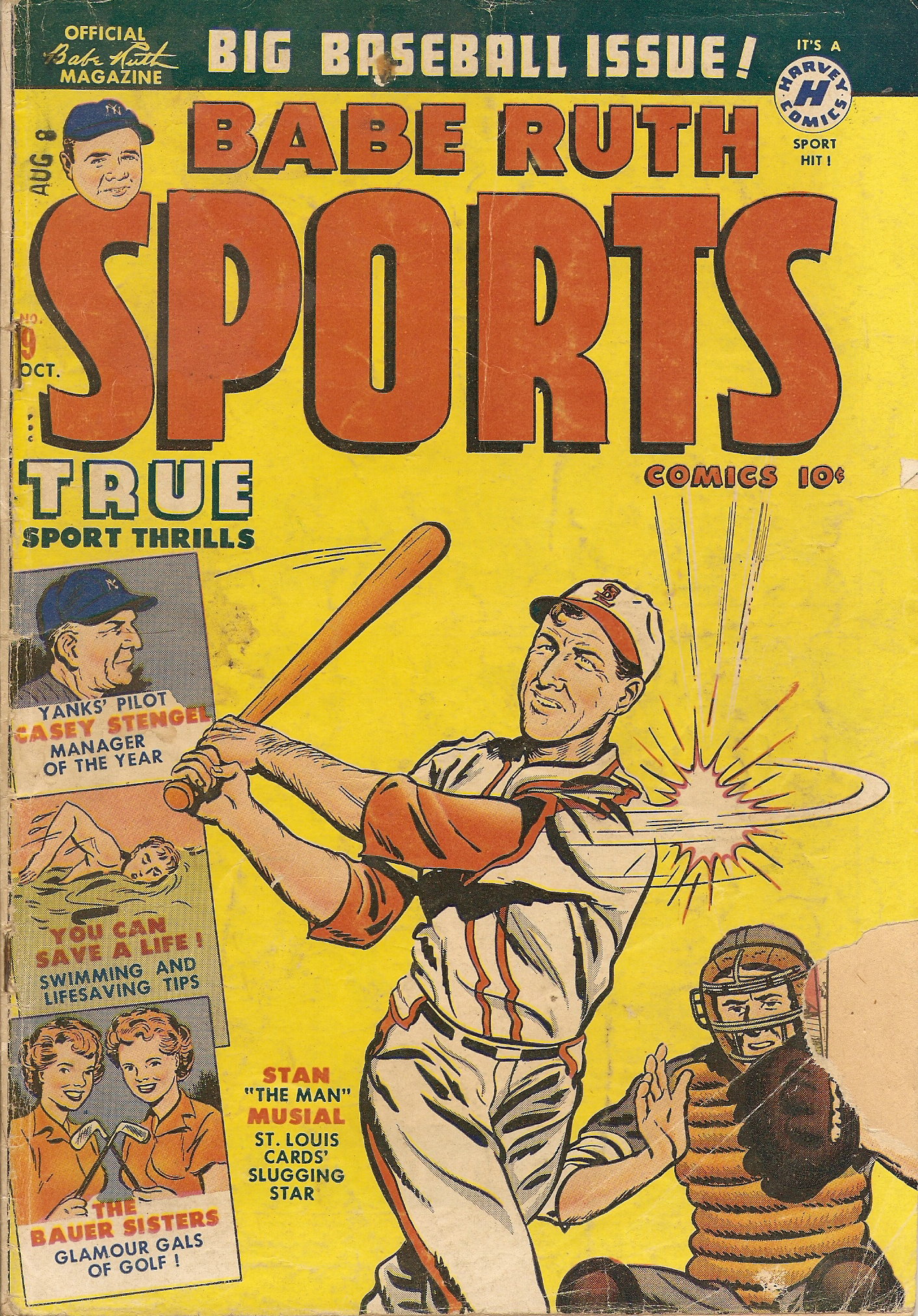 Read online Babe Ruth Sports Comics comic -  Issue #9 - 1