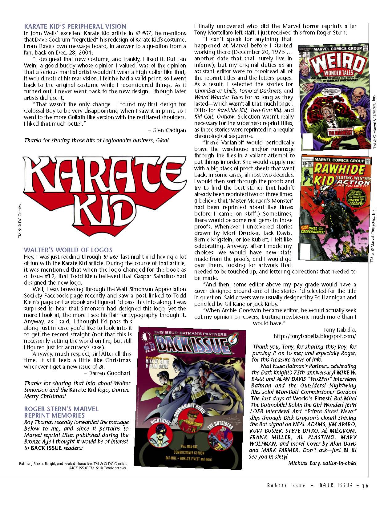 Read online Back Issue comic -  Issue #72 - 81