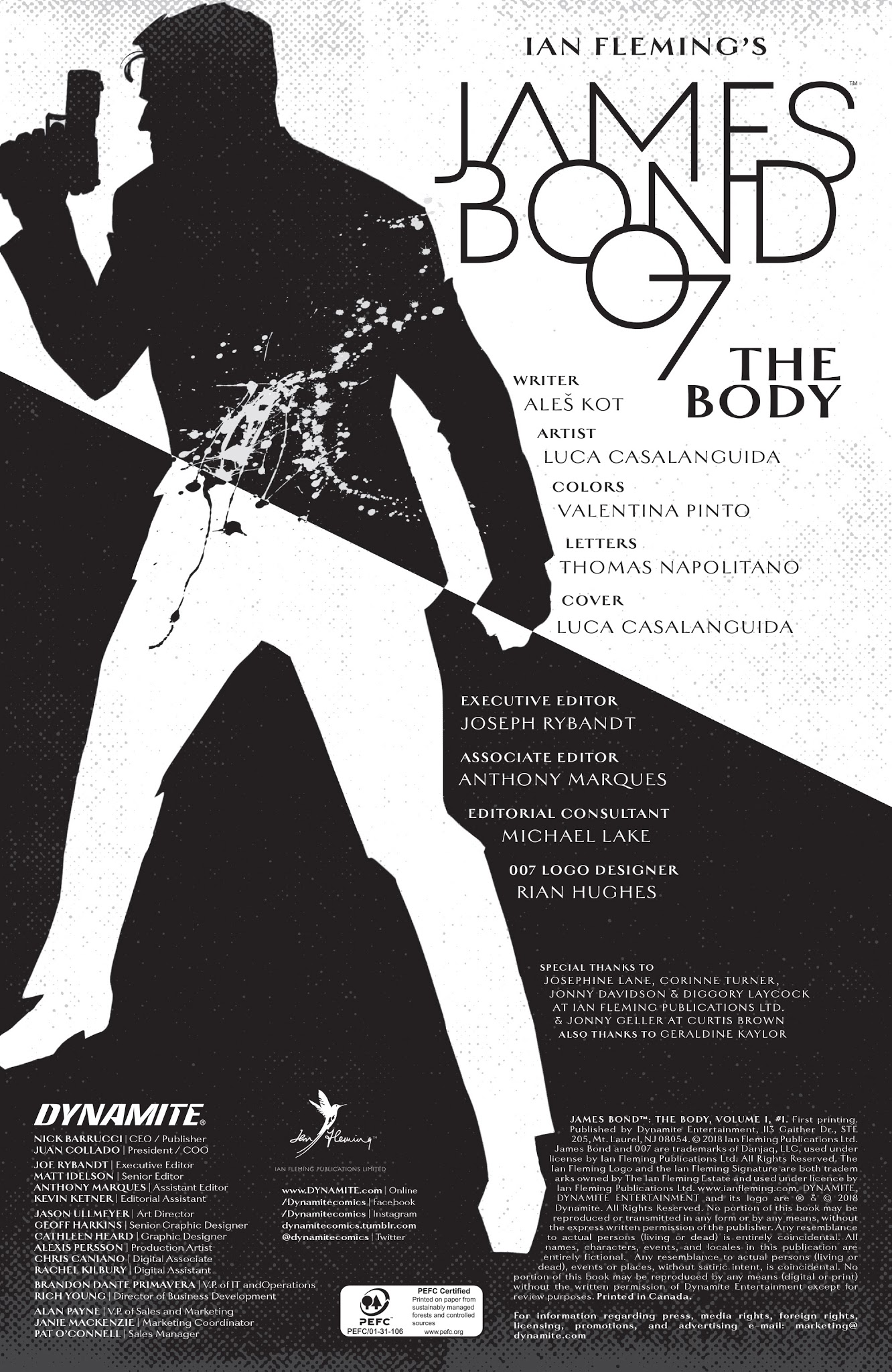 Read online James Bond: The Body comic -  Issue #1 - 2
