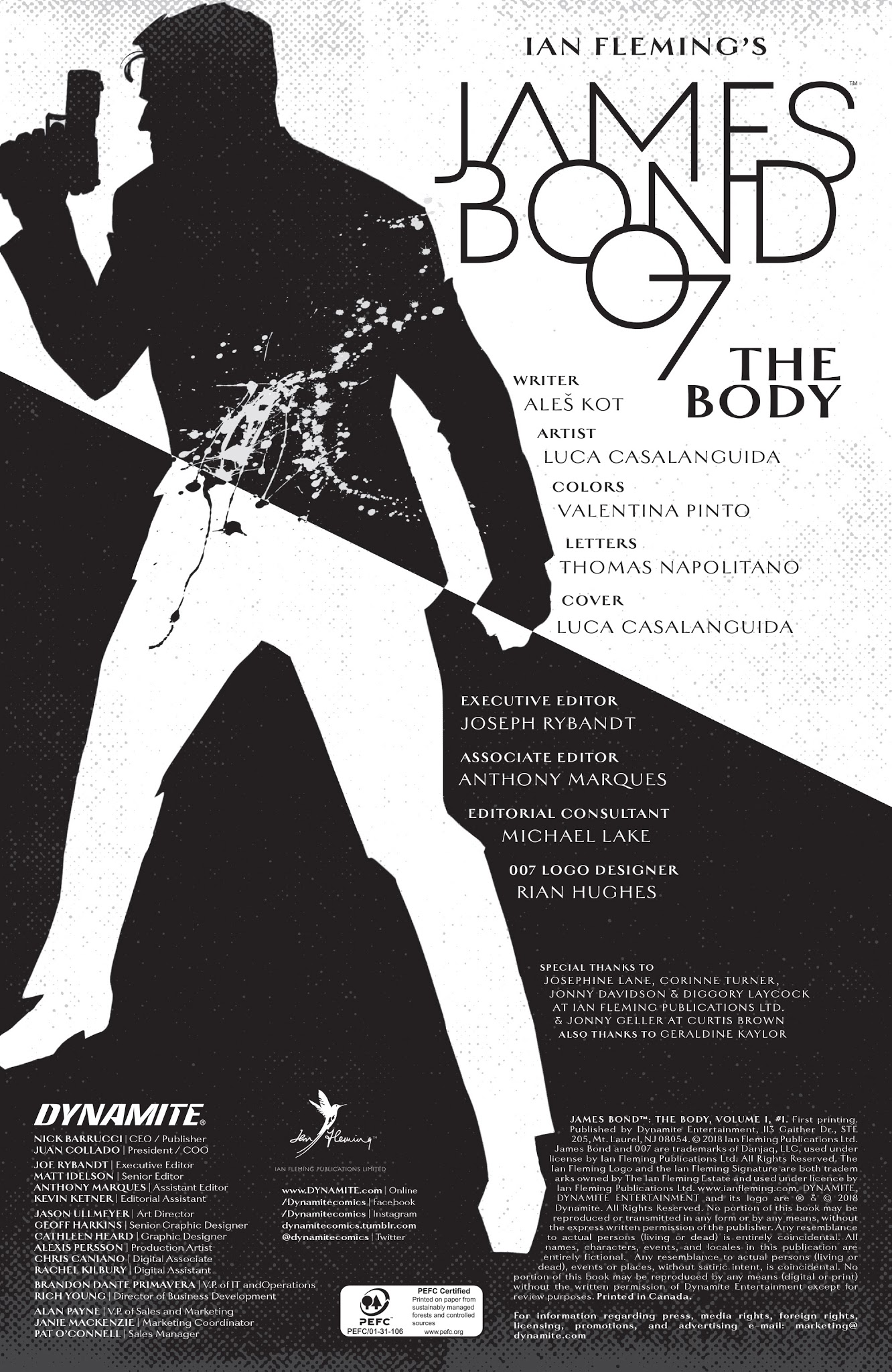 James Bond The Body Issue 1 Read James Bond The Body Issue 1 comic