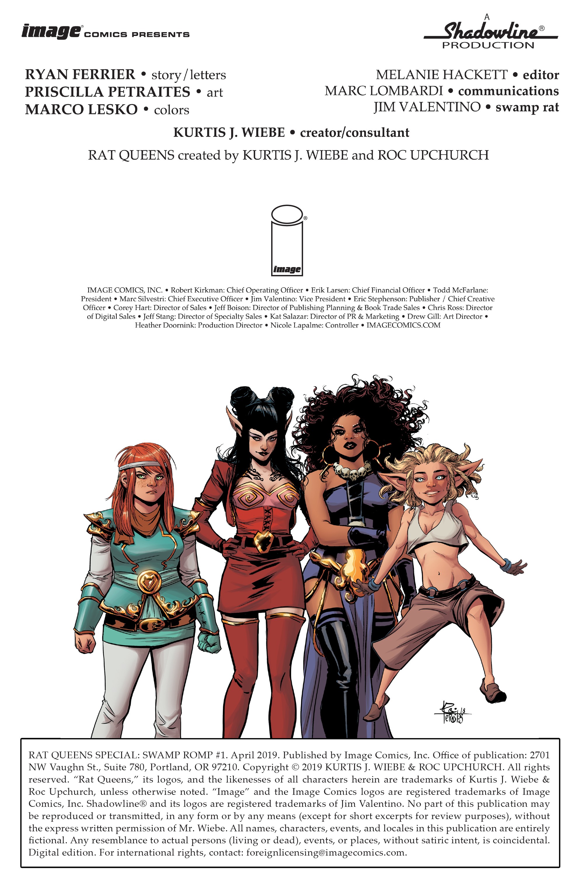 Read online Rat Queens Special: Swamp Romp comic -  Issue # Full - 2