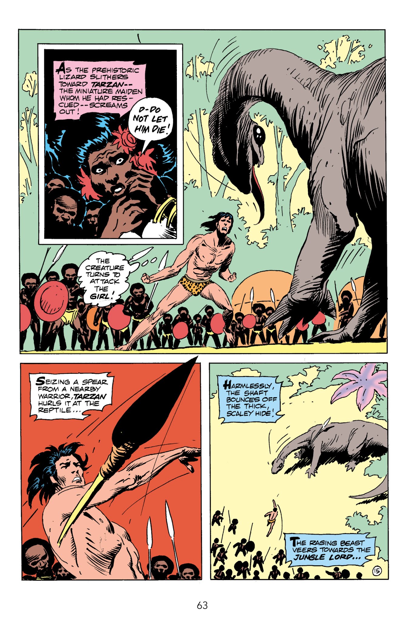 Read online Edgar Rice Burroughs' Tarzan The Joe Kubert Years comic -  Issue # TPB 3 (Part 1) - 64