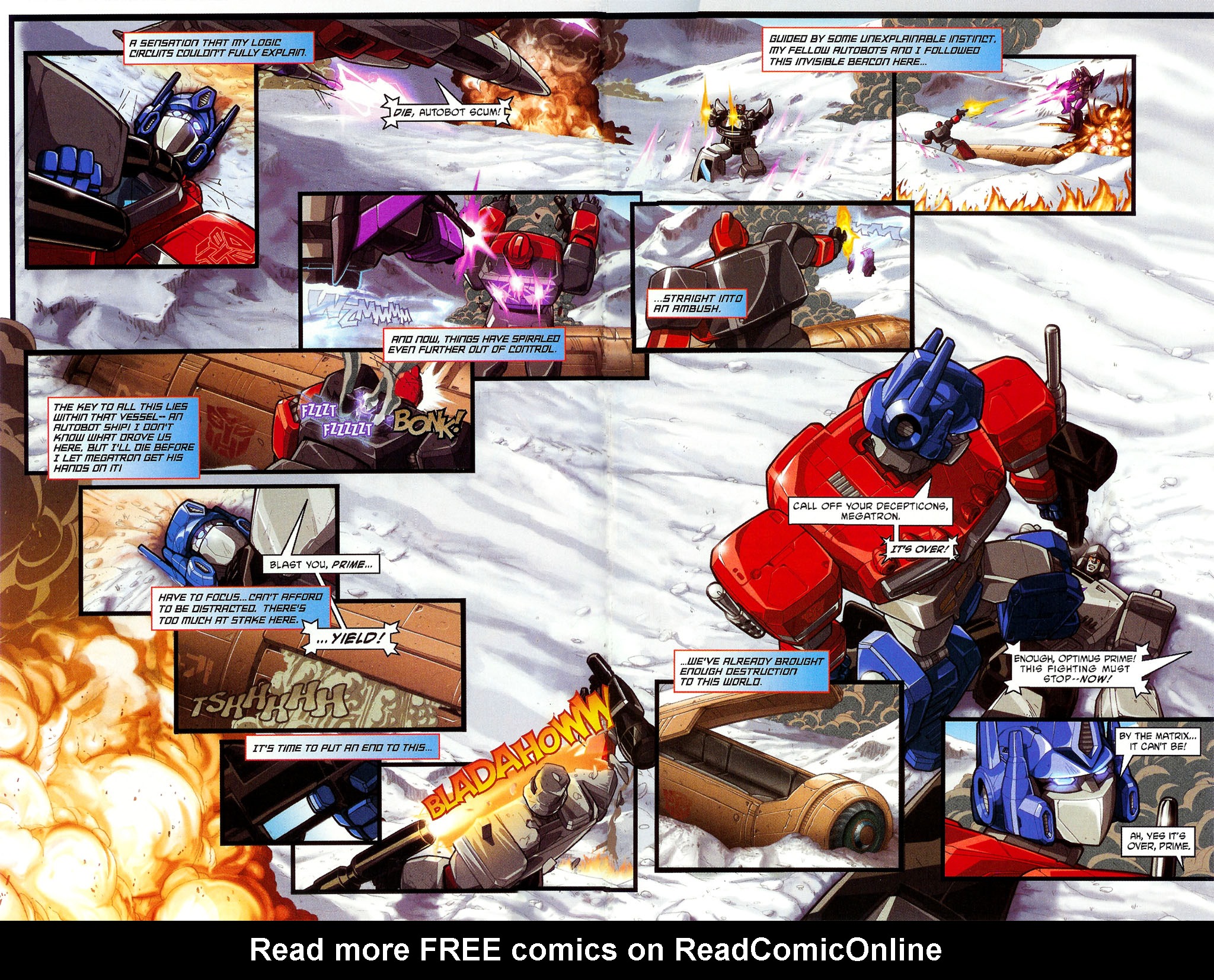 Read online Transformers: Generation 1 (2003) comic -  Issue #1 - 9