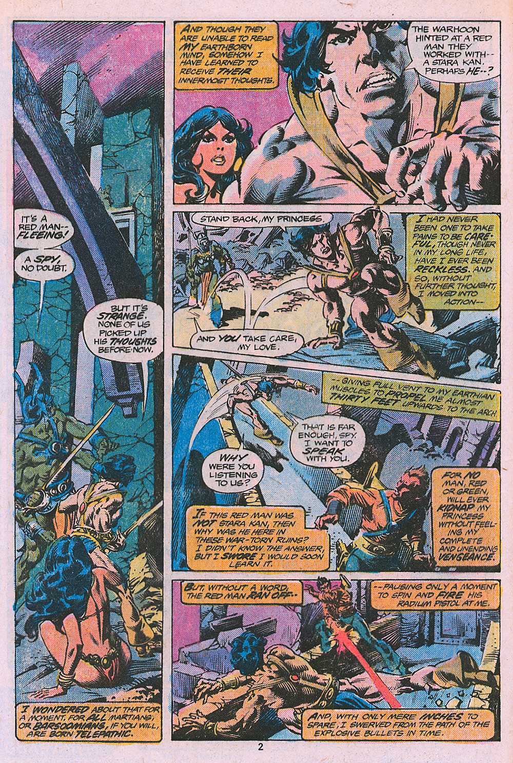 Read online John Carter Warlord of Mars comic -  Issue #2 - 4