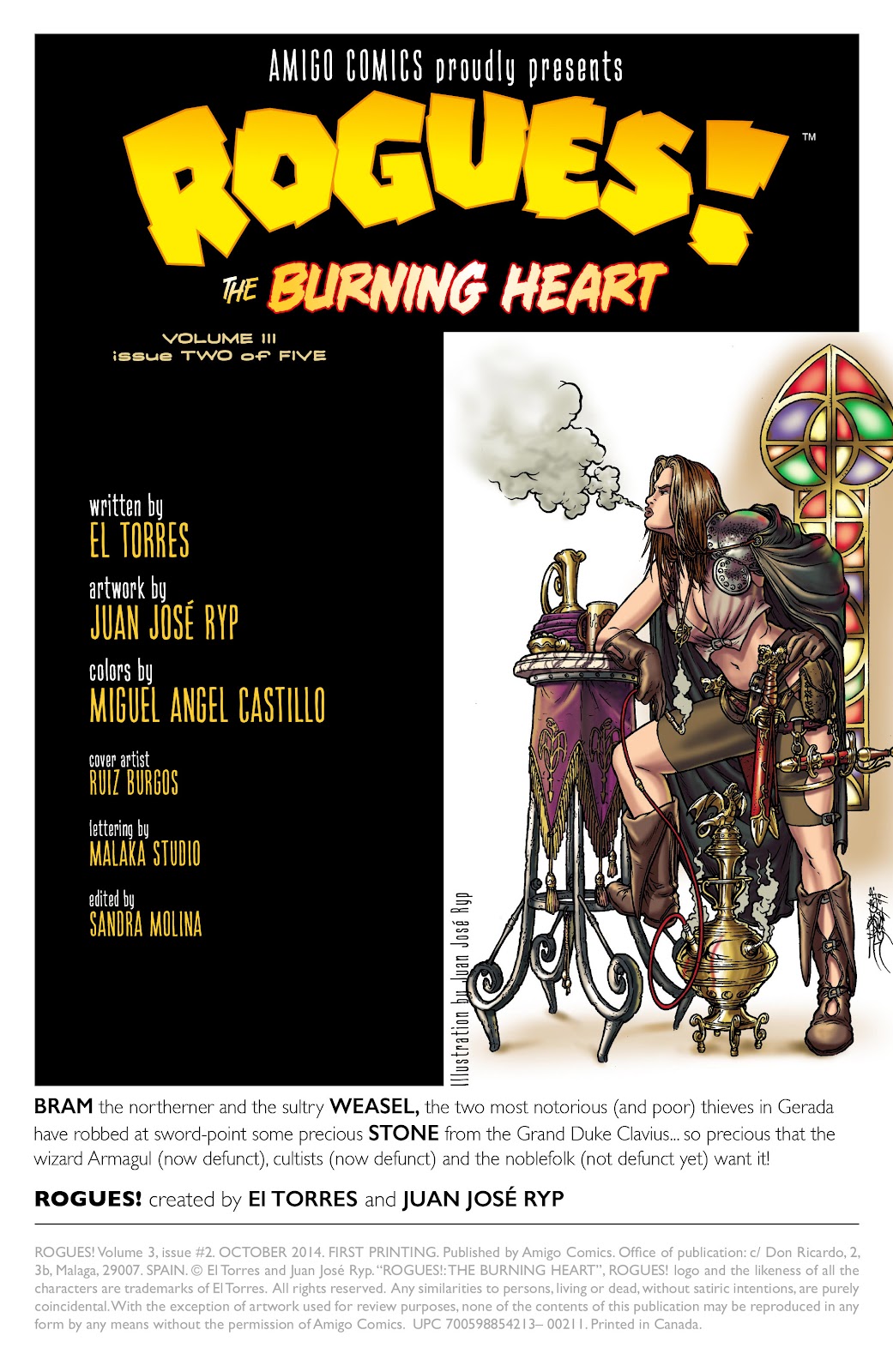 Rogues!: The Burning Heart issue 2 - Page 2