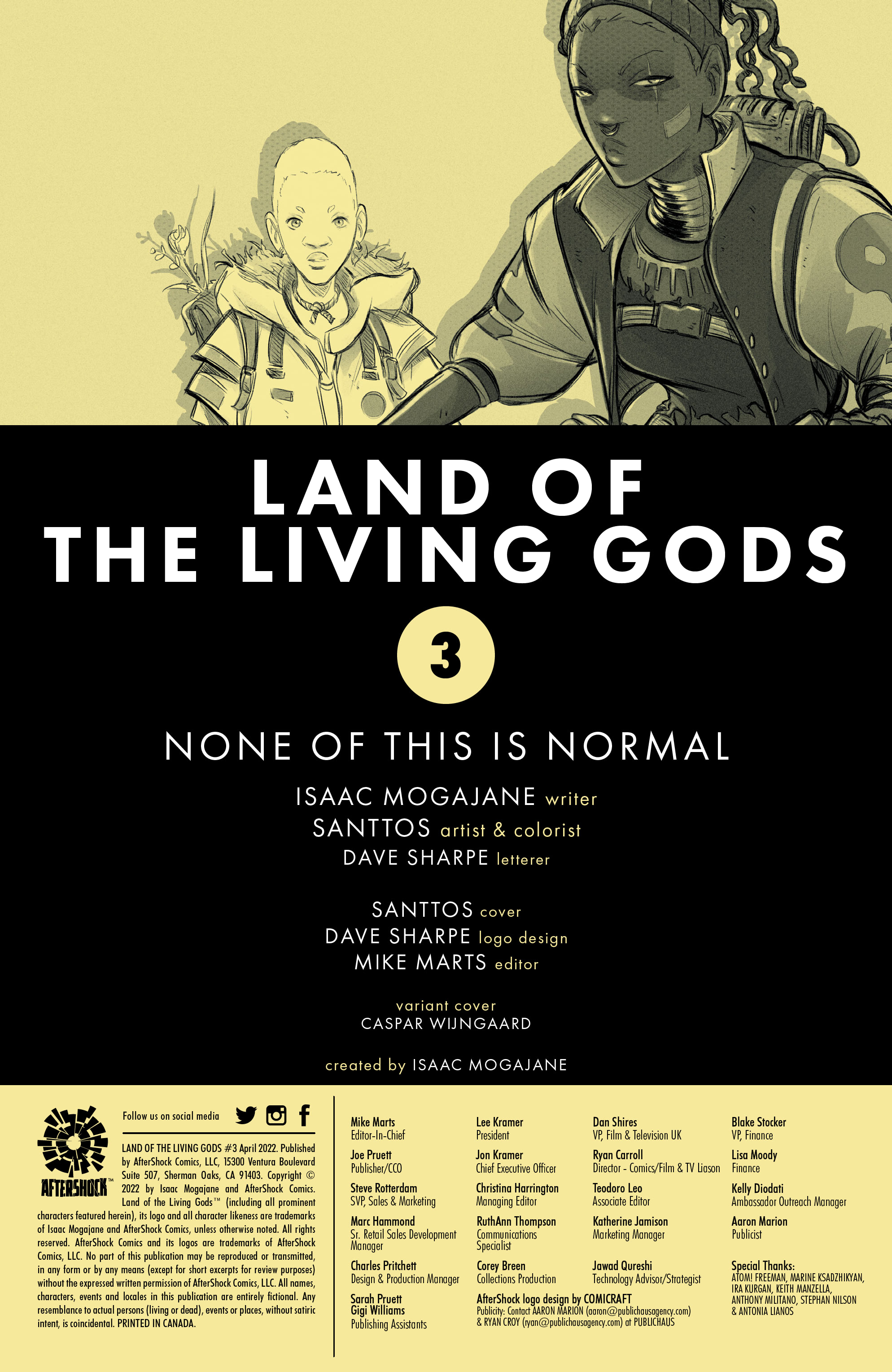 Read online Land of the Living Gods comic -  Issue #3 - 2