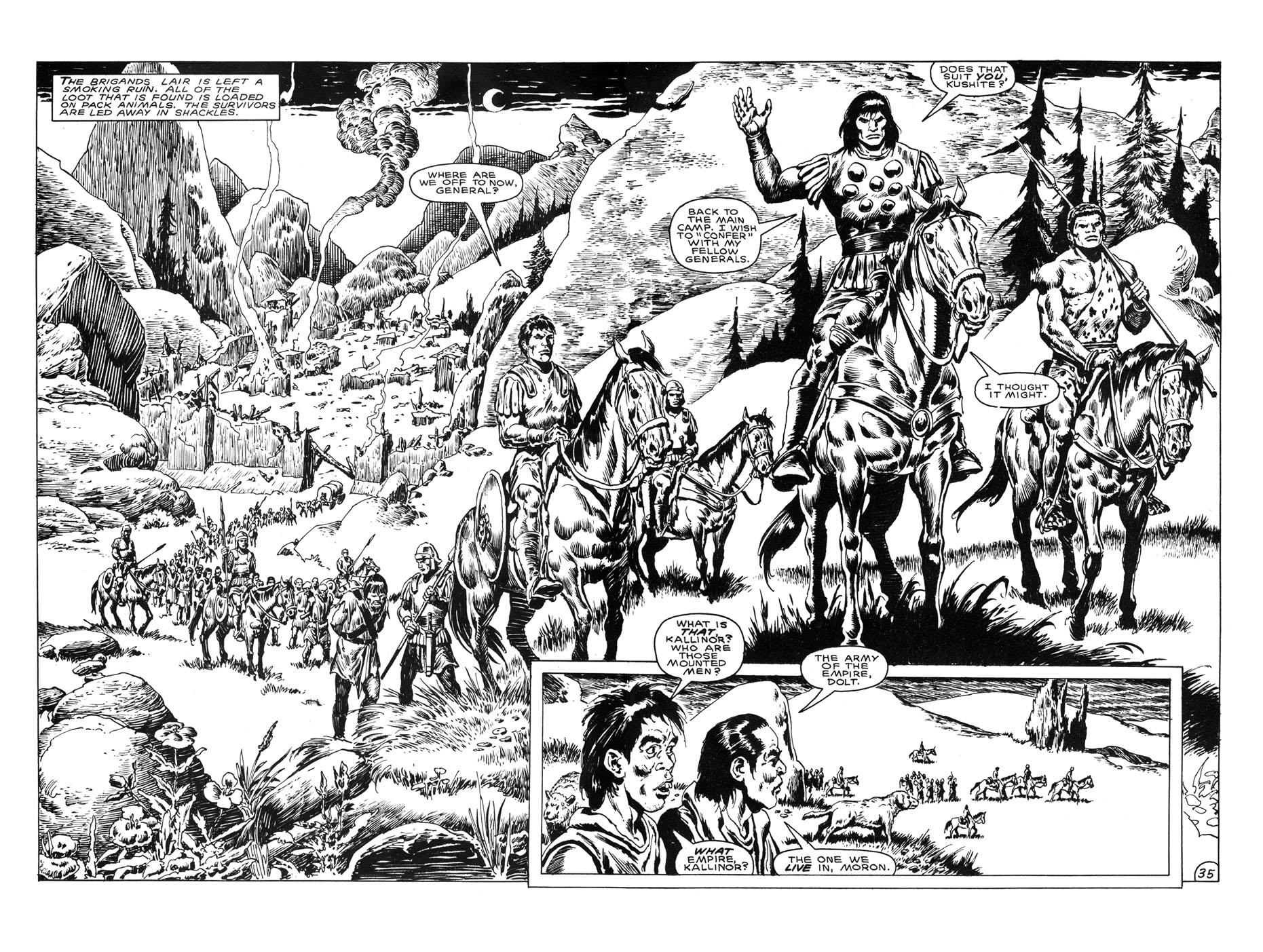 Read online The Savage Sword Of Conan comic -  Issue #147 - 37
