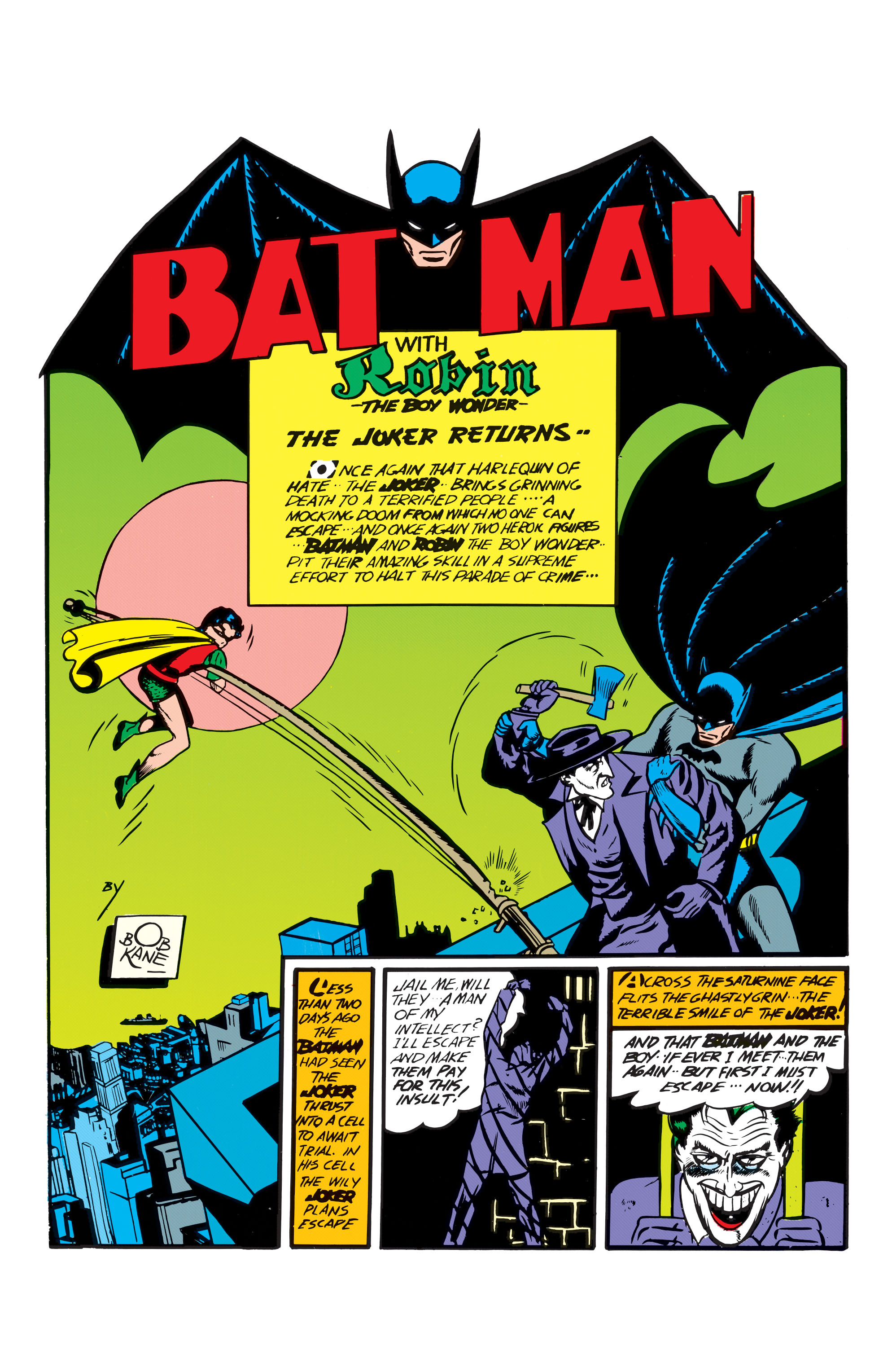 Бэтмен том 1. Бэтмен первый комикс. Batman #1 (1940). Бэтмен комикс Возвращение Джокера. Бэтмен первые комиксы