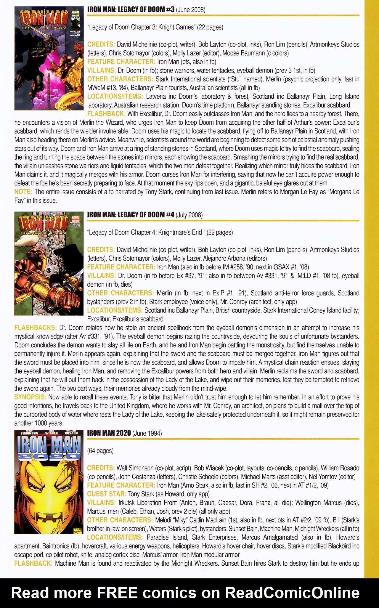 Read online Official Index to the Marvel Universe comic -  Issue #14 - 55