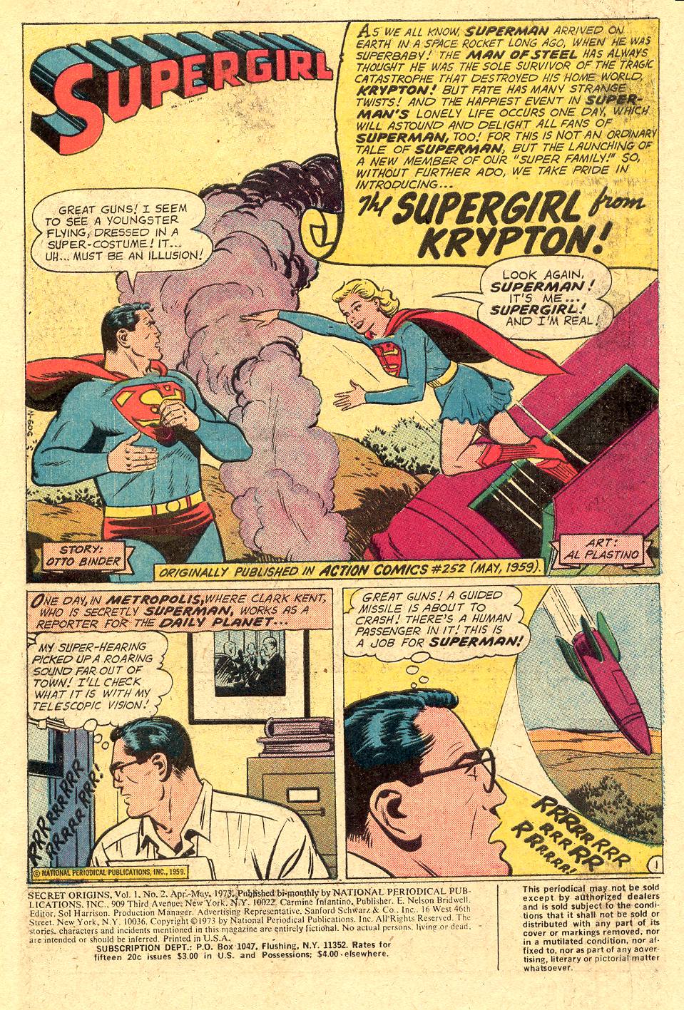 Read online Secret Origins (1973) comic -  Issue #2 - 3