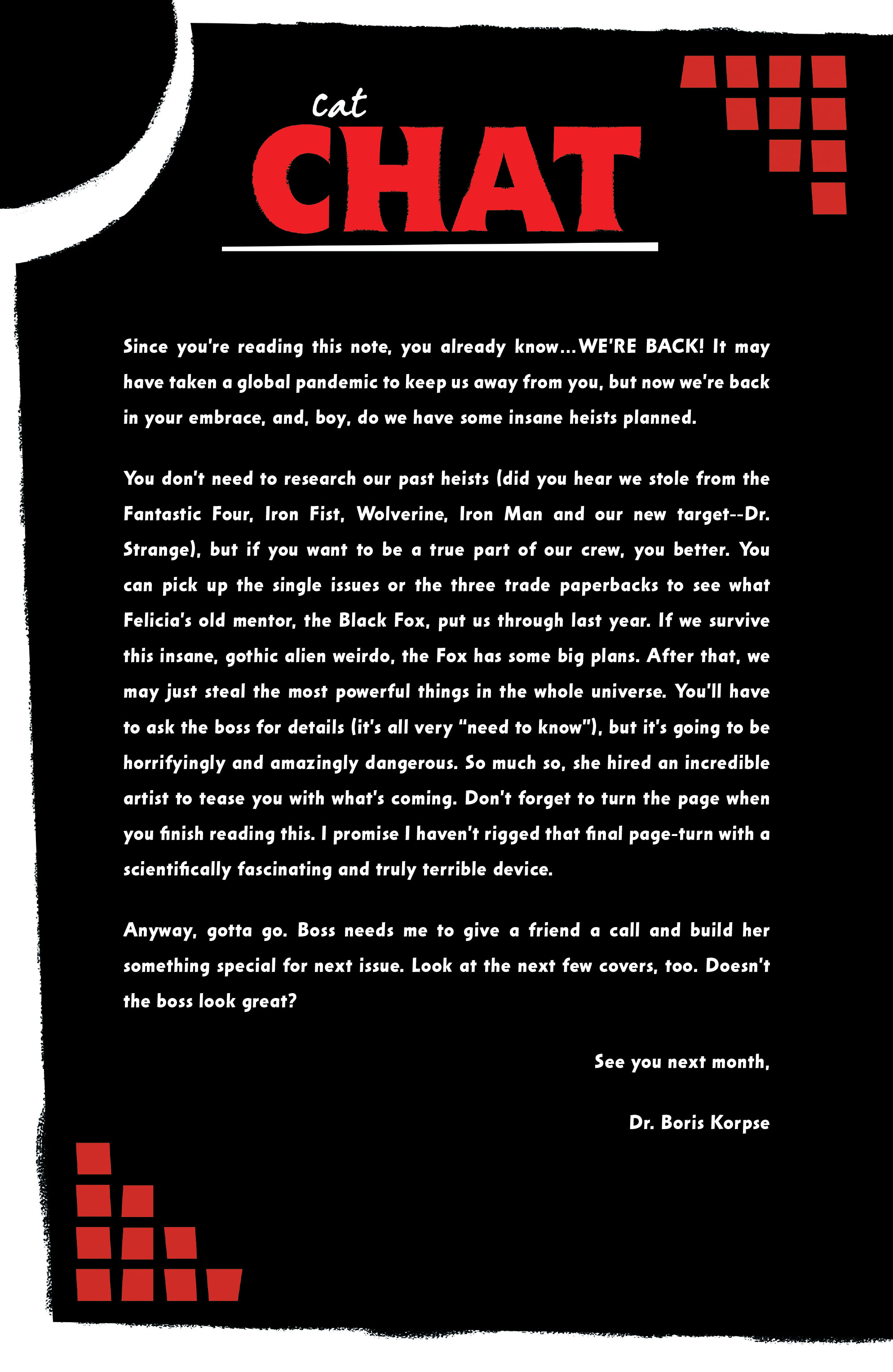 Read online Black Cat (2020) comic -  Issue #1 - 21