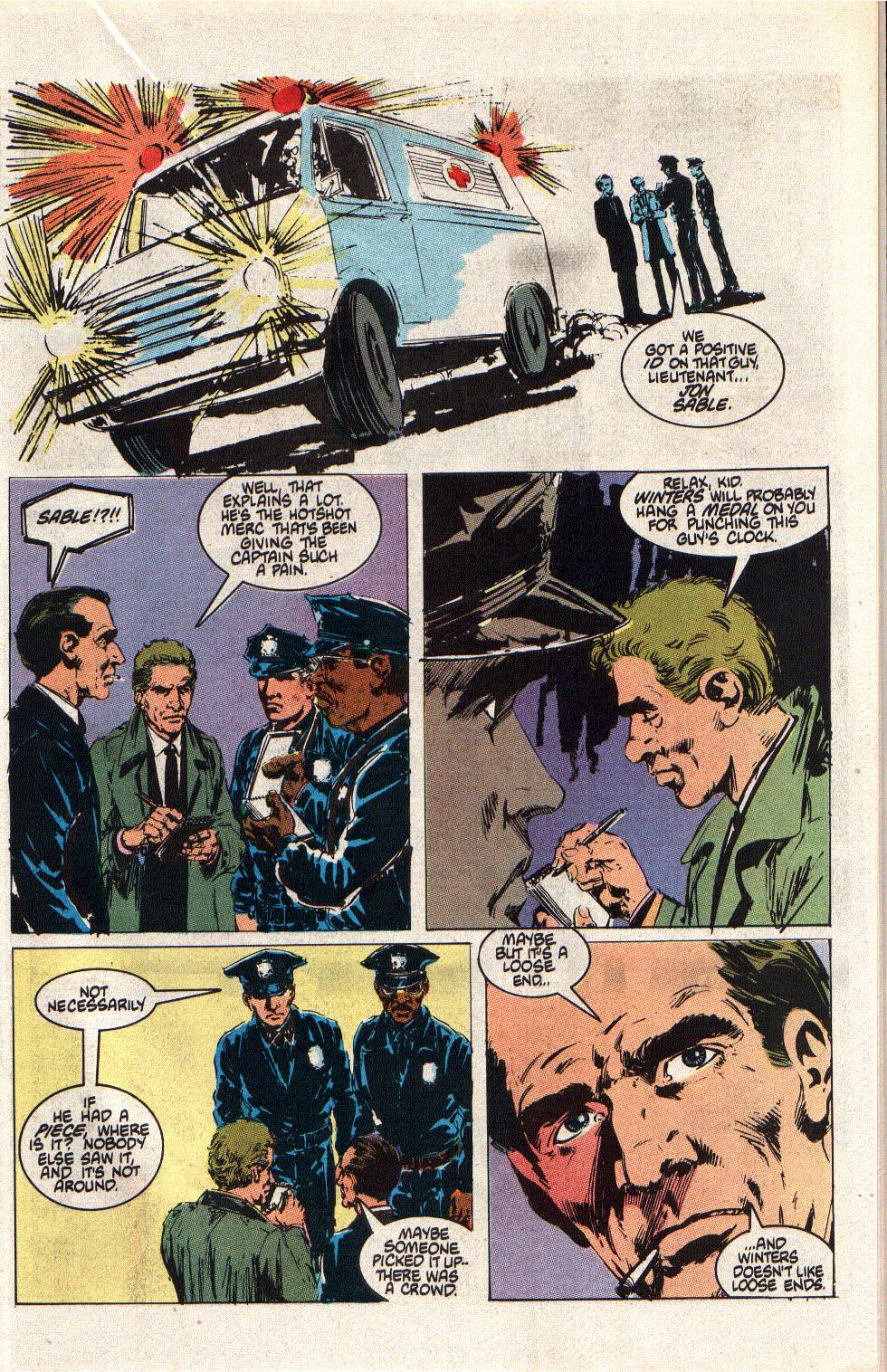 Read online Jon Sable, Freelance comic -  Issue #20 - 19
