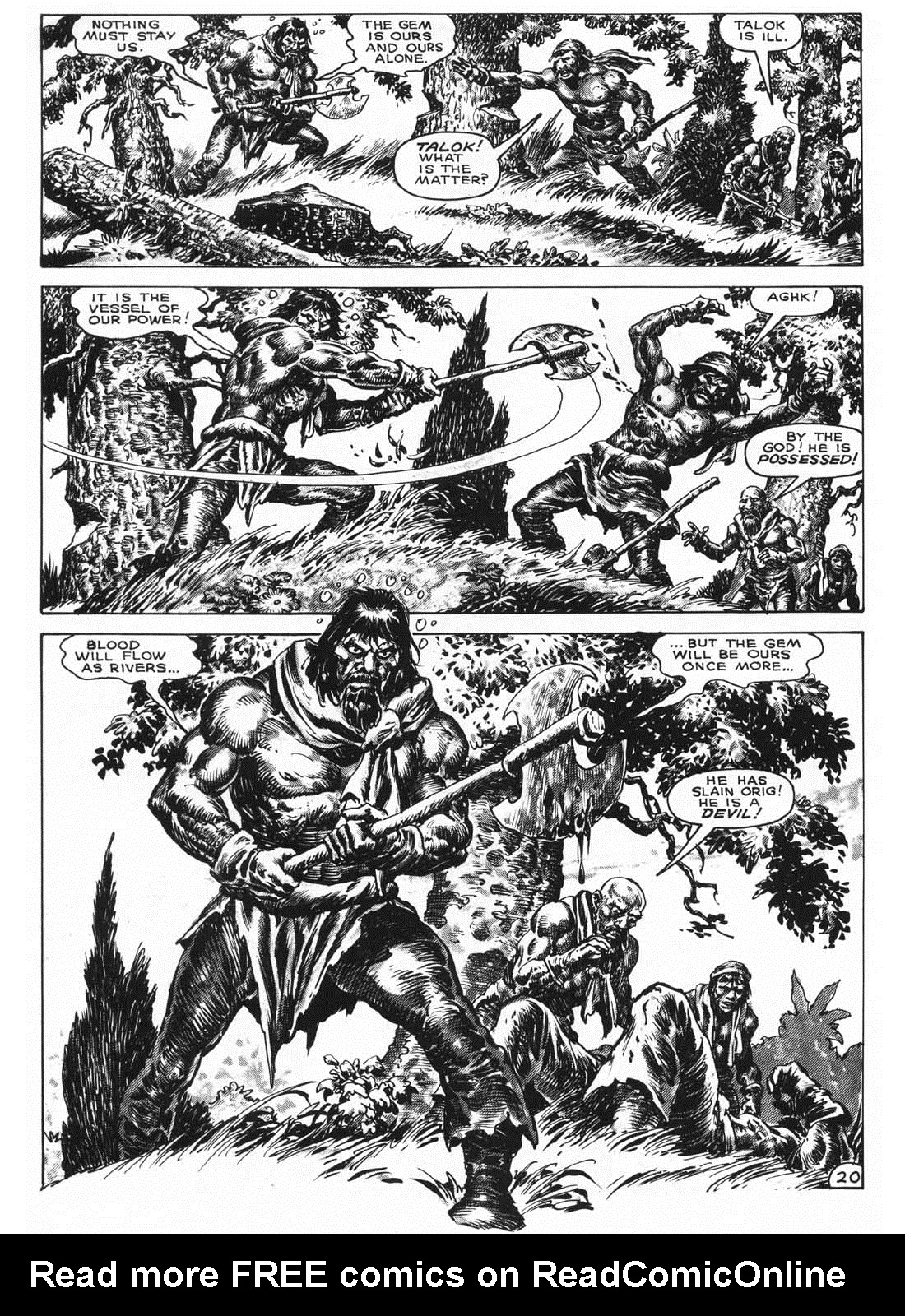 Read online The Savage Sword Of Conan comic -  Issue #158 - 26