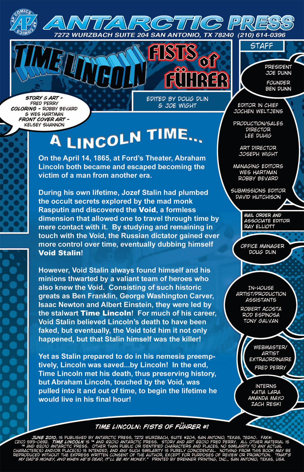 Read online Time Lincoln: Fists of Führer comic -  Issue # Full - 2