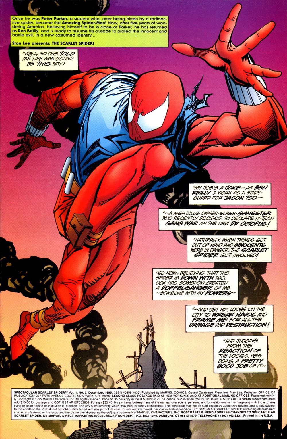 Read online Spectacular Scarlet Spider comic -  Issue #2 - 2