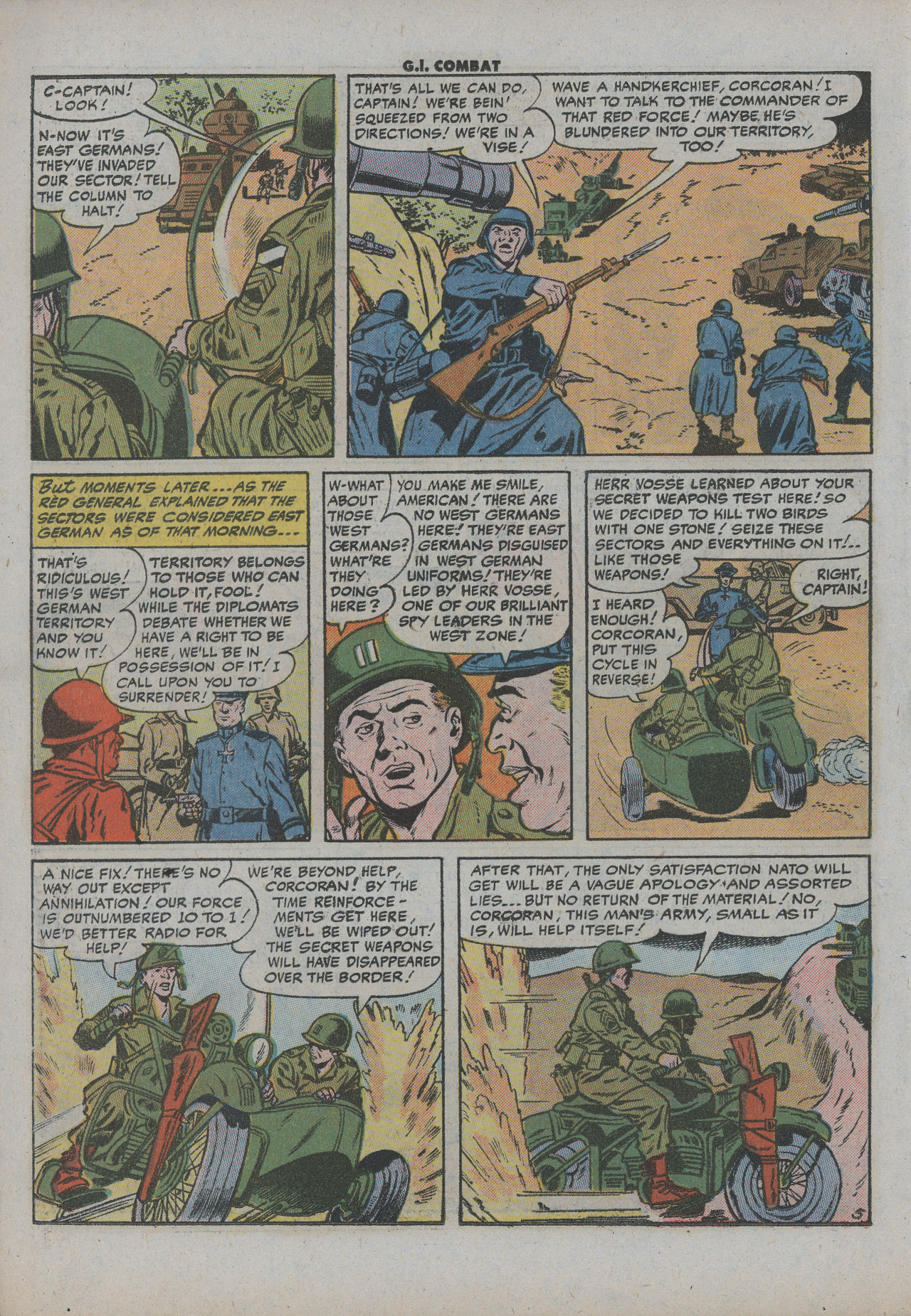 Read online G.I. Combat (1952) comic -  Issue #38 - 23