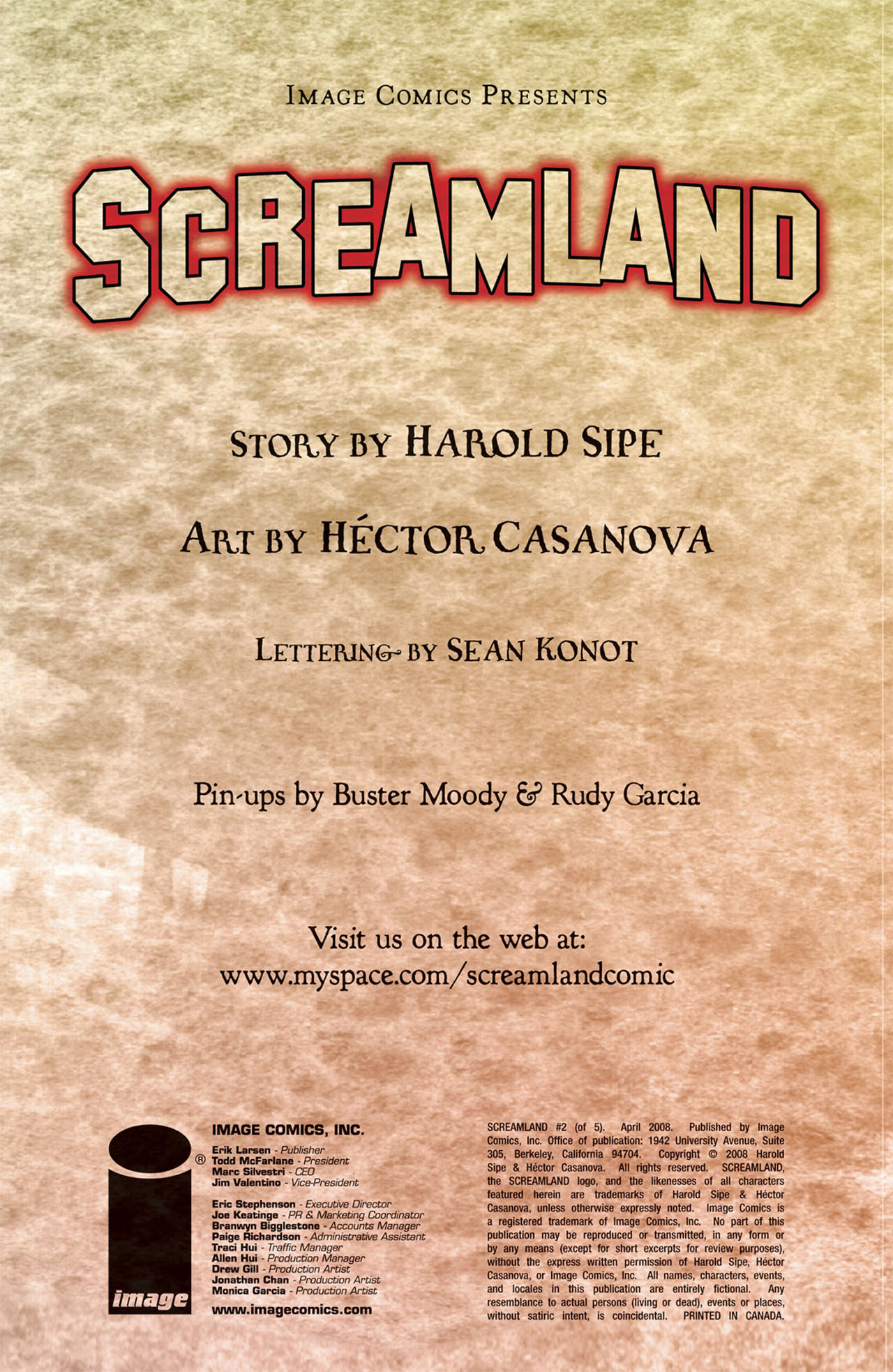 Read online Screamland (2011) comic -  Issue #2 - 2