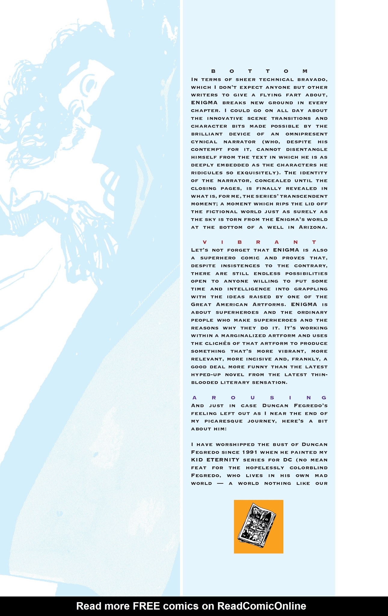 Read online Enigma comic -  Issue # TPB - 7