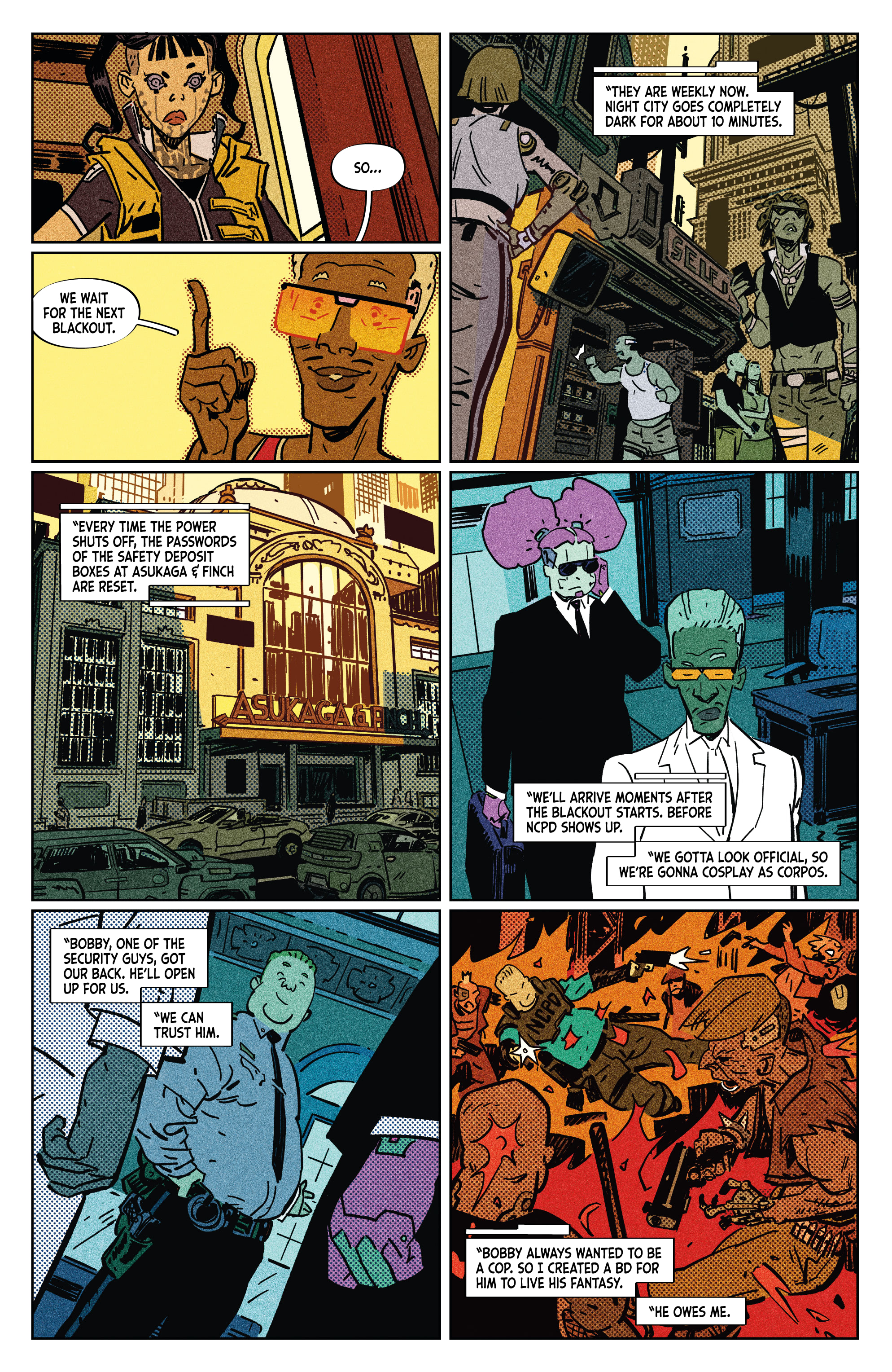 Read online Cyberpunk 2077: Blackout comic -  Issue #2 - 22