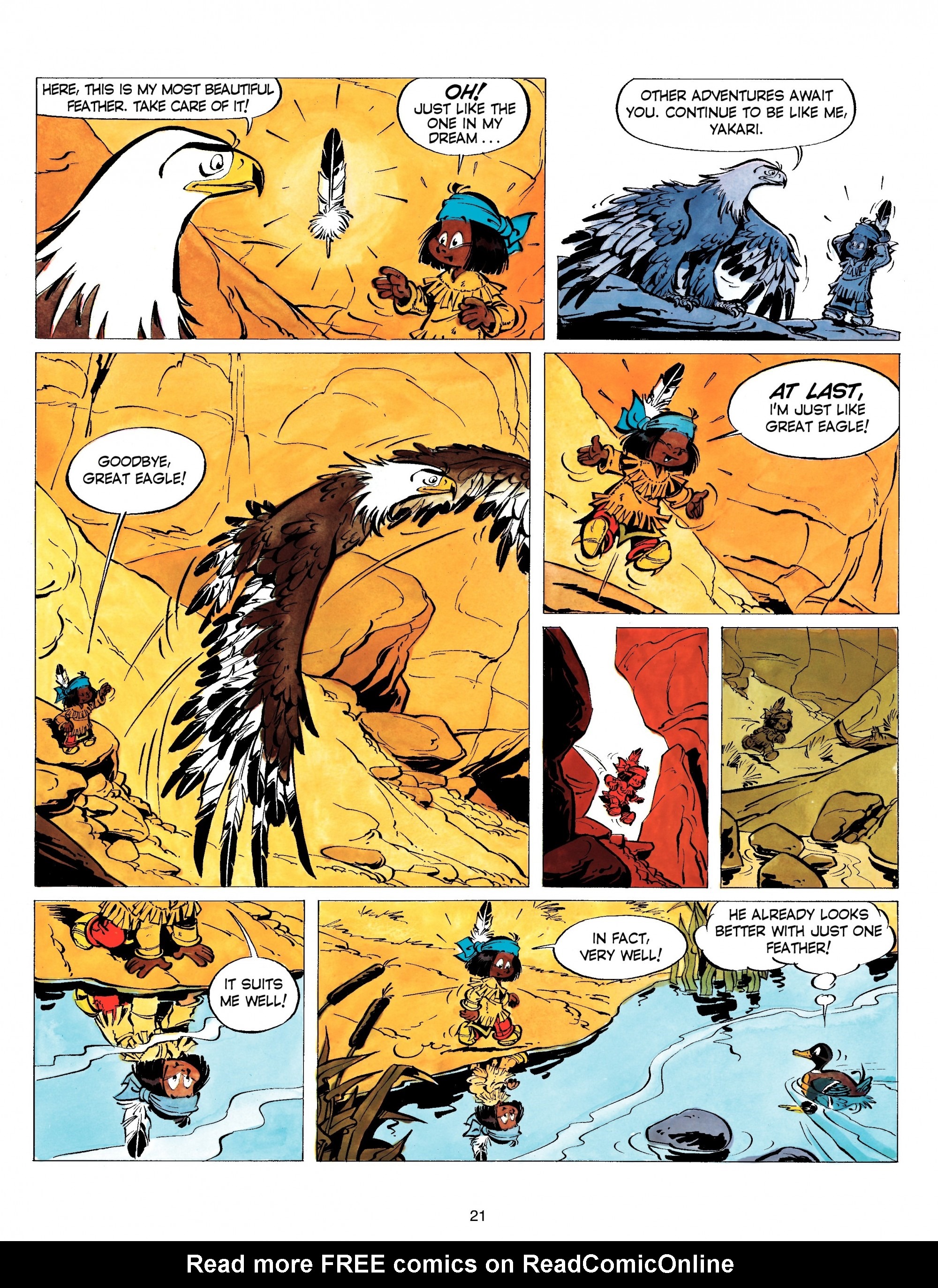 Read online Yakari comic -  Issue #1 - 21