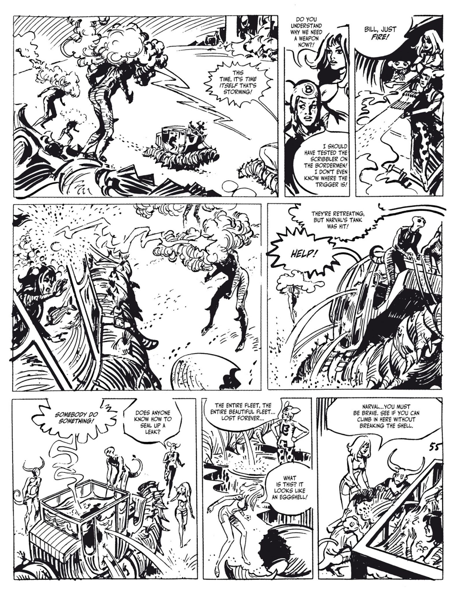 Read online Barbarella and The Wrath of the Minute-Eater comic -  Issue # TPB - 60