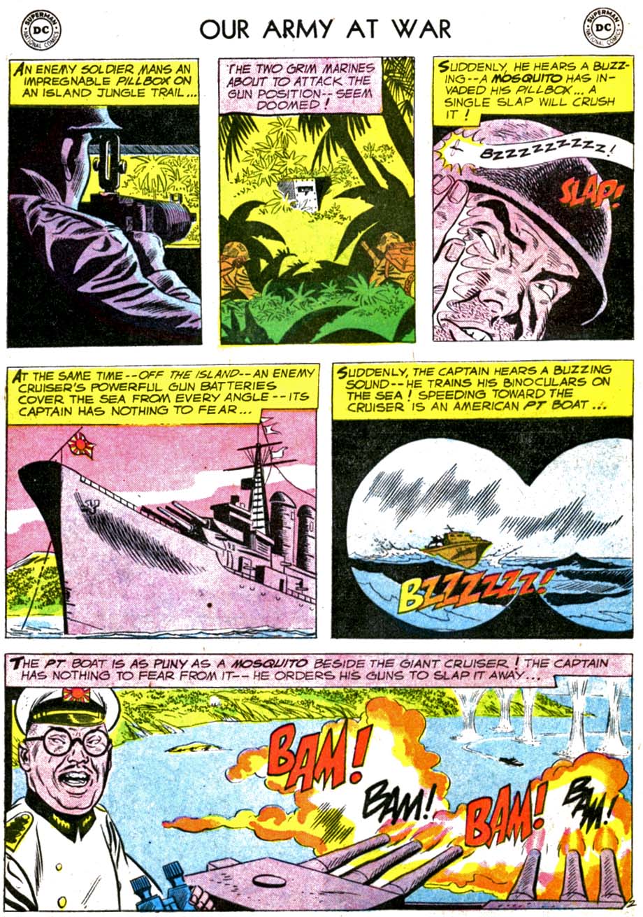Read online Our Army at War (1952) comic -  Issue #74 - 28