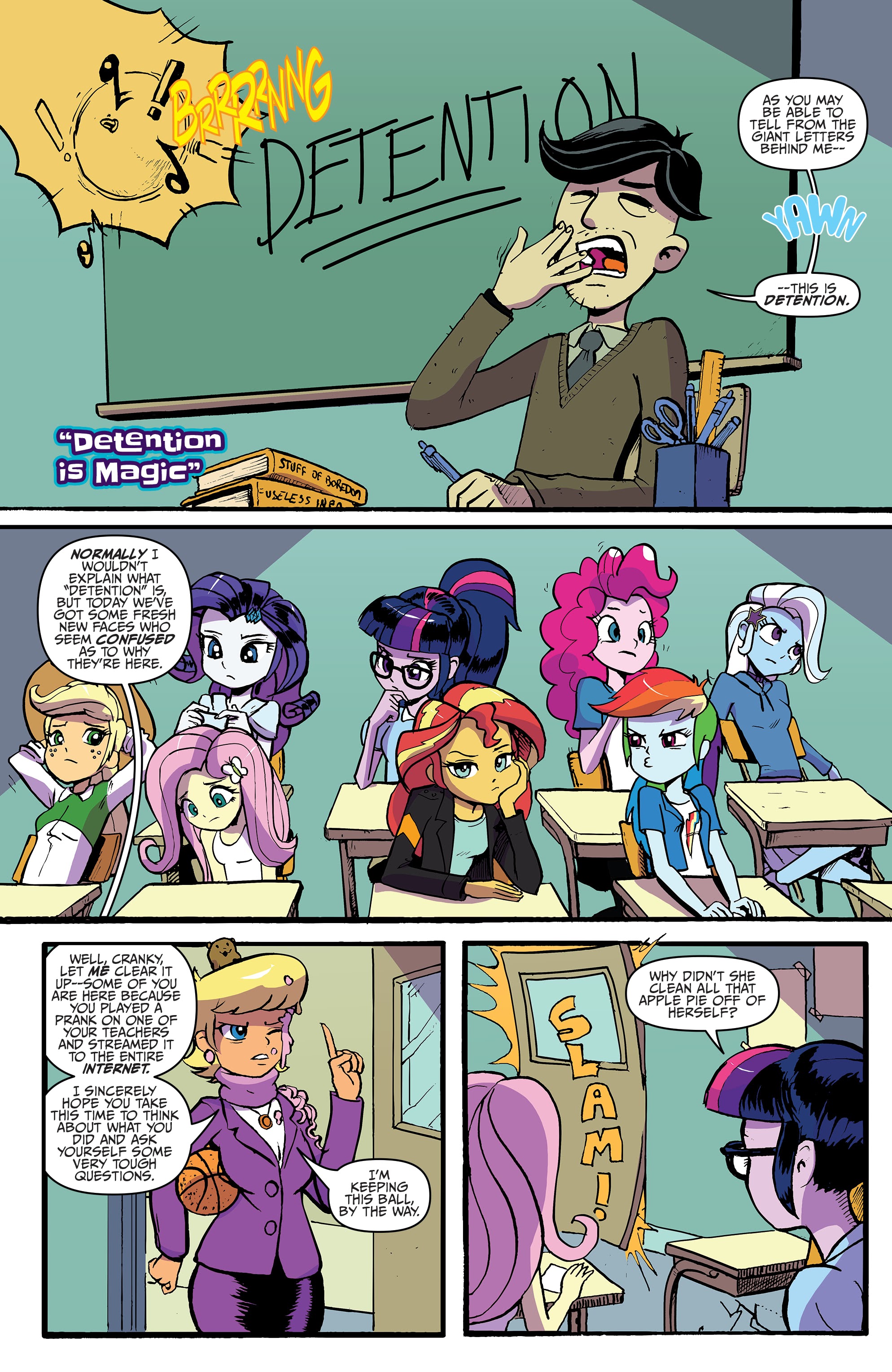 Read online My Little Pony Equestria Girls: Canterlot High: March Radness comic -  Issue # Full - 4