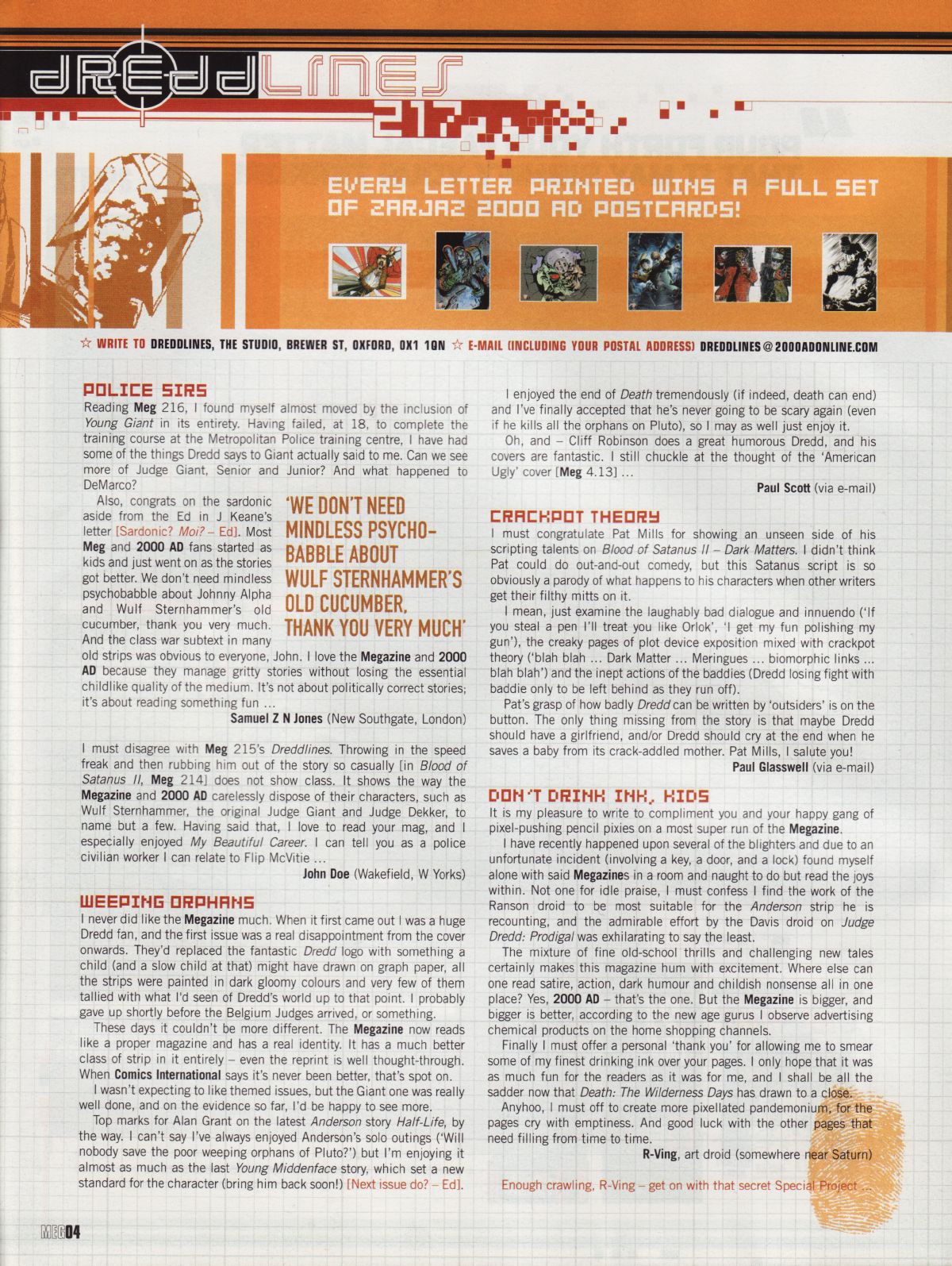 Read online Judge Dredd Megazine (Vol. 5) comic -  Issue #217 - 4