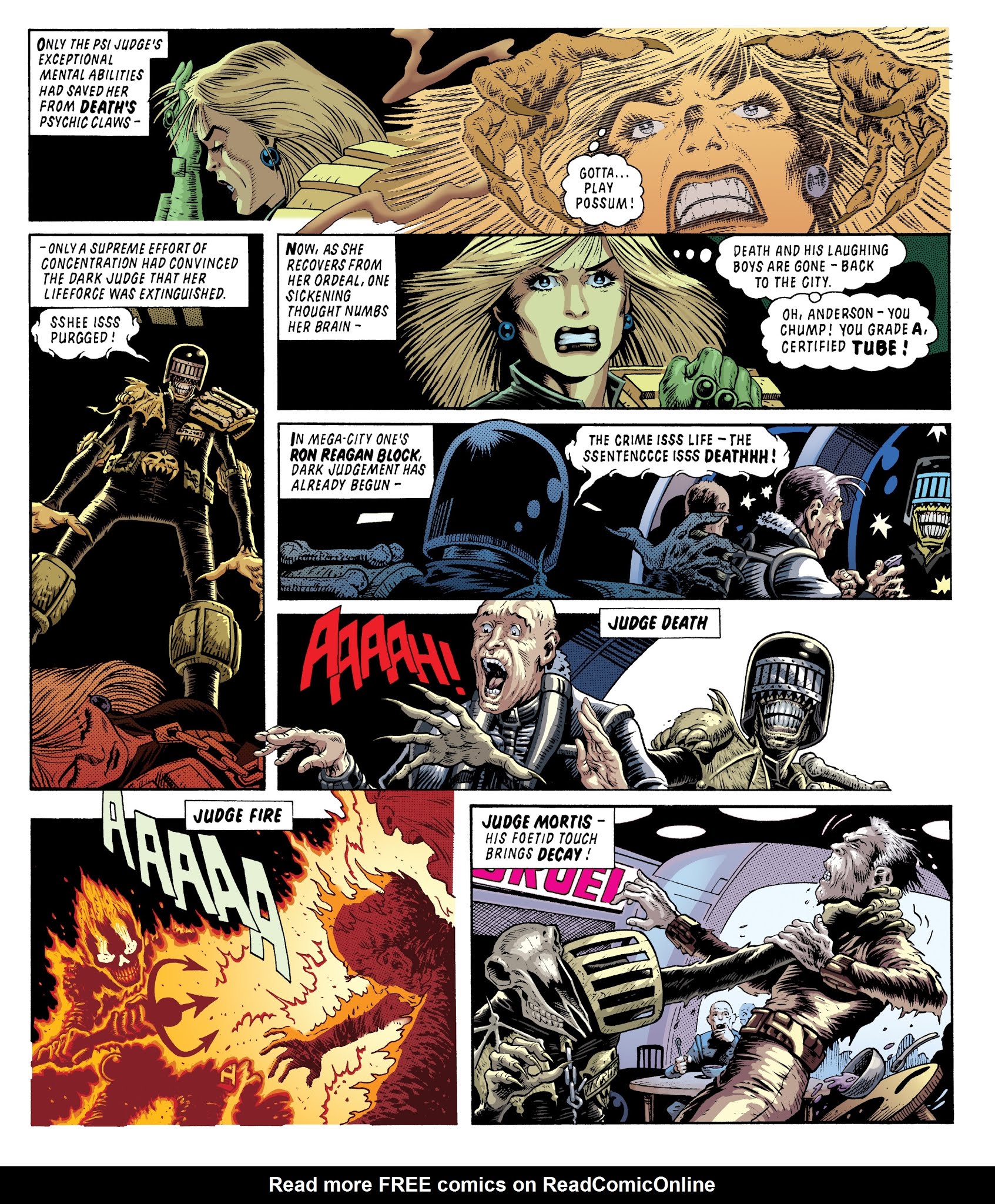 Read online Judge Dredd Classics: The Dark Judges comic -  Issue # TPB - 73