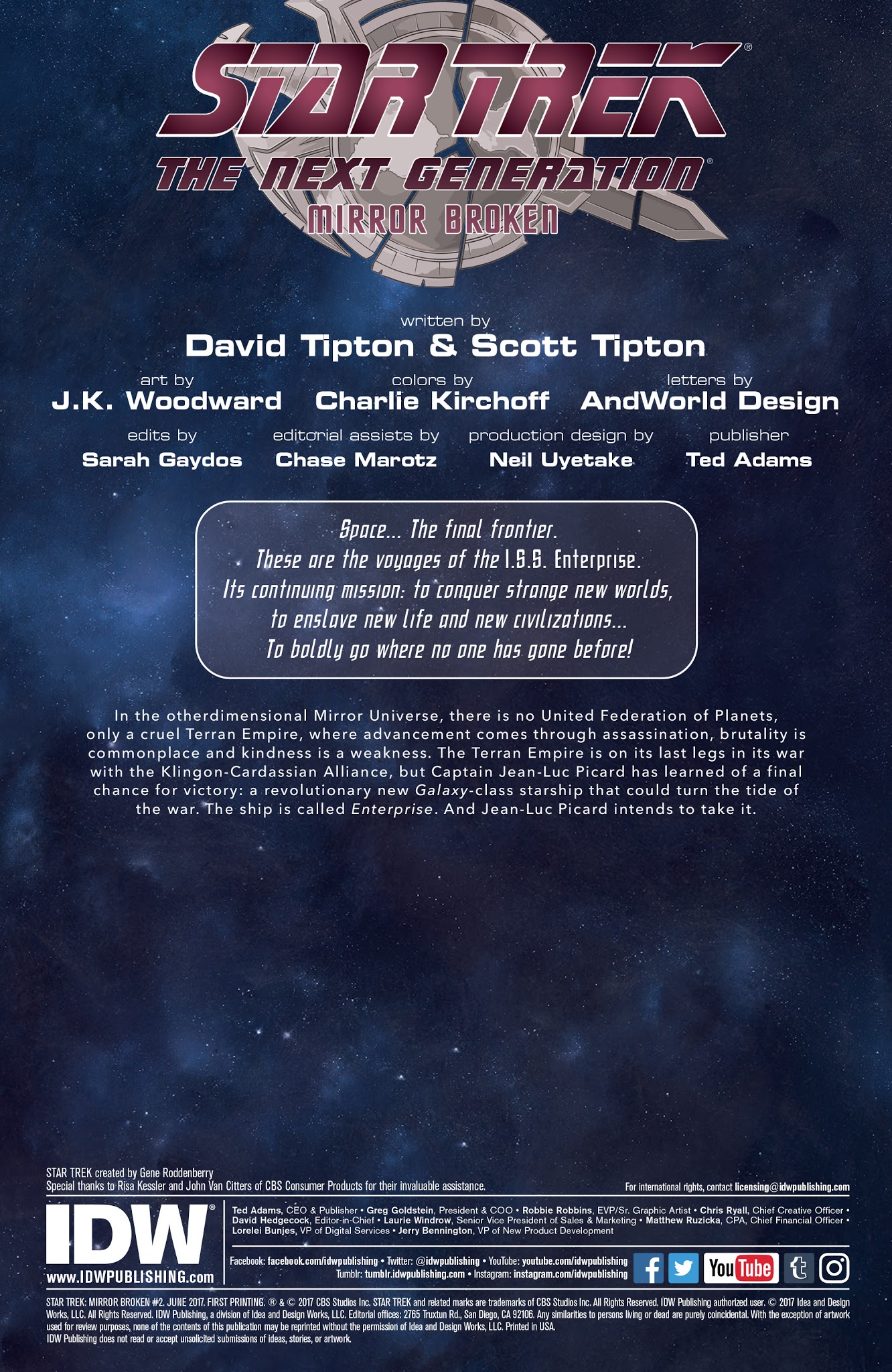 Read online Star Trek: The Next Generation: Mirror Broken comic -  Issue #2 - 2
