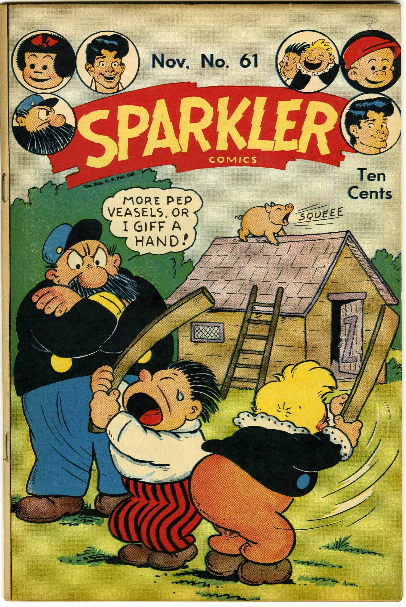 Read online Sparkler Comics comic -  Issue #61 - 1