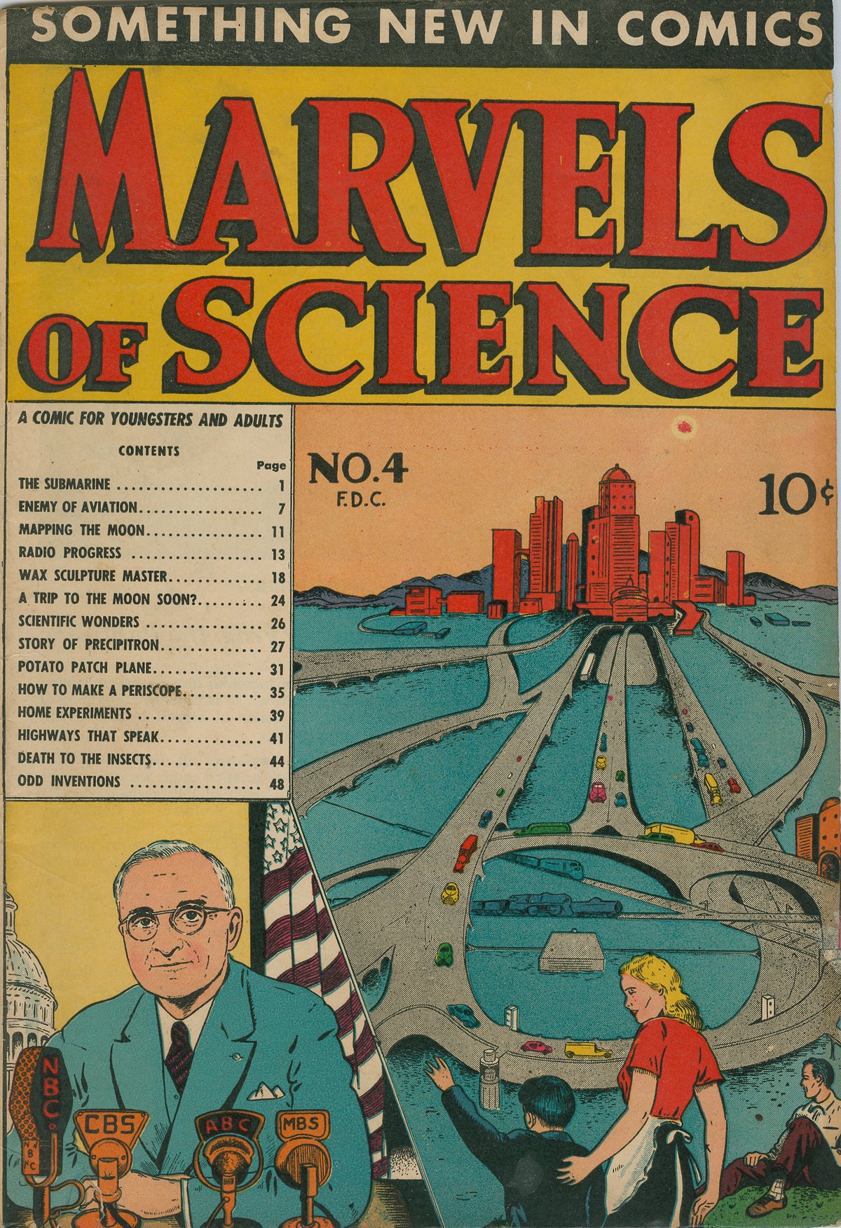 Read online Marvels Of Science comic -  Issue #4 - 1