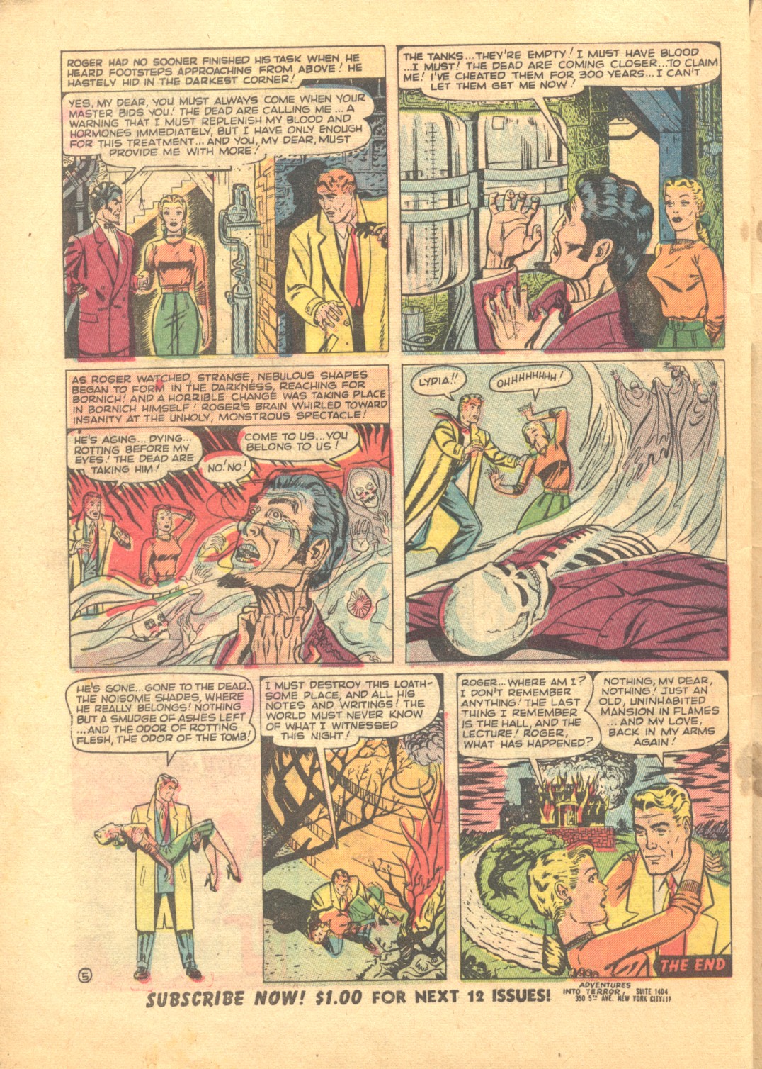 Read online Adventures into Terror comic -  Issue #3 - 32