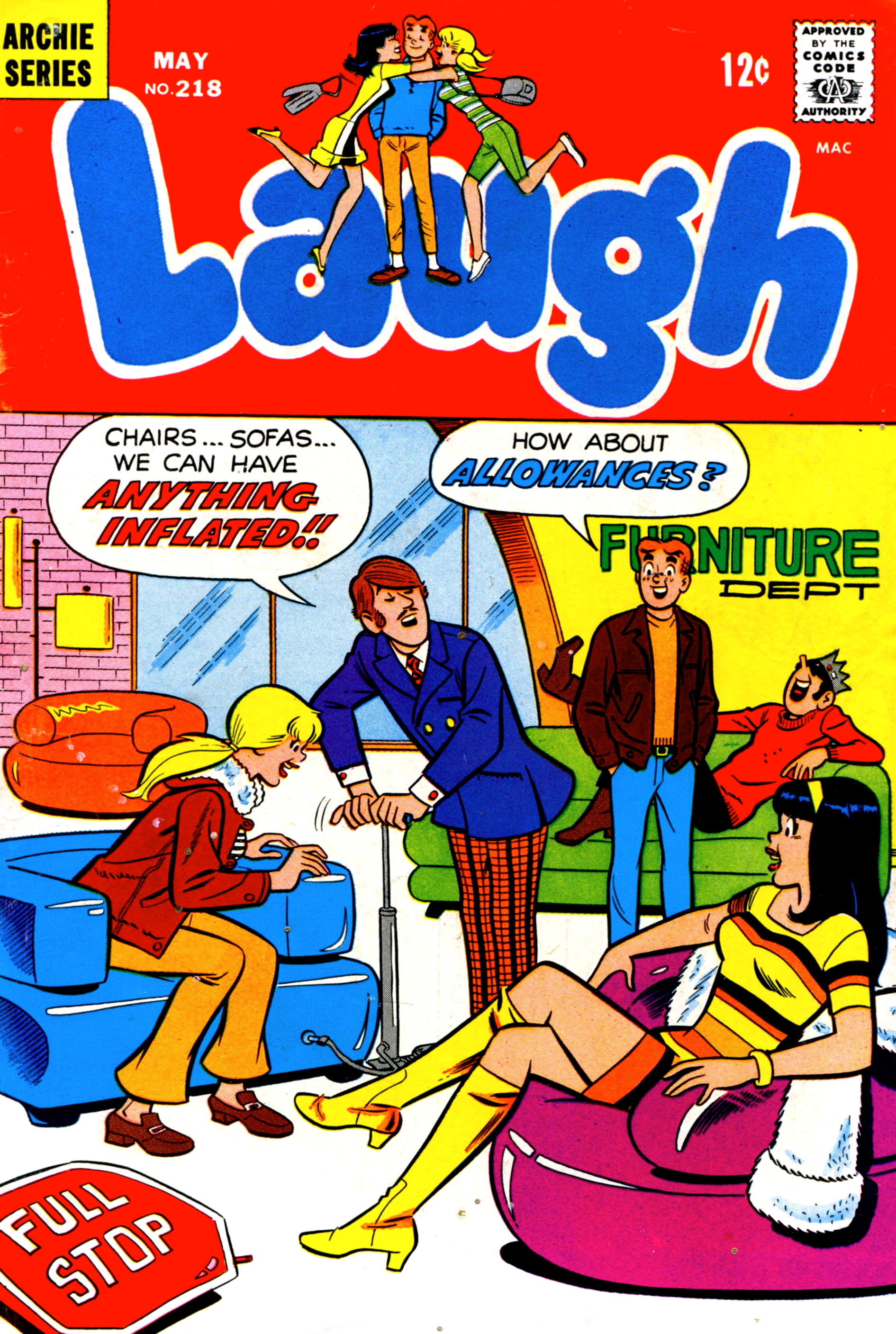 Read online Laugh (Comics) comic -  Issue #218 - 1