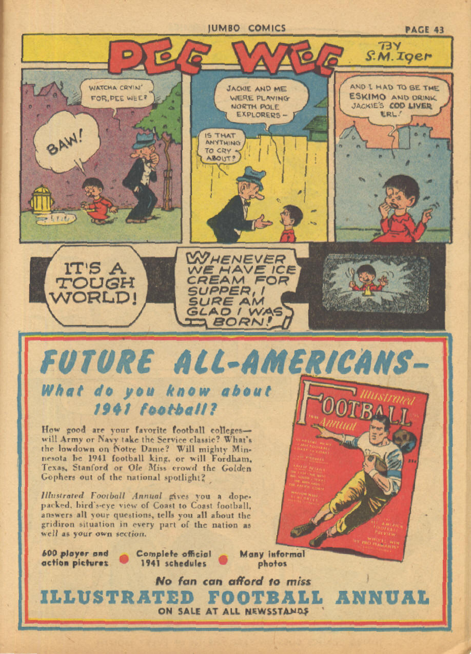 Read online Jumbo Comics comic -  Issue #33 - 45