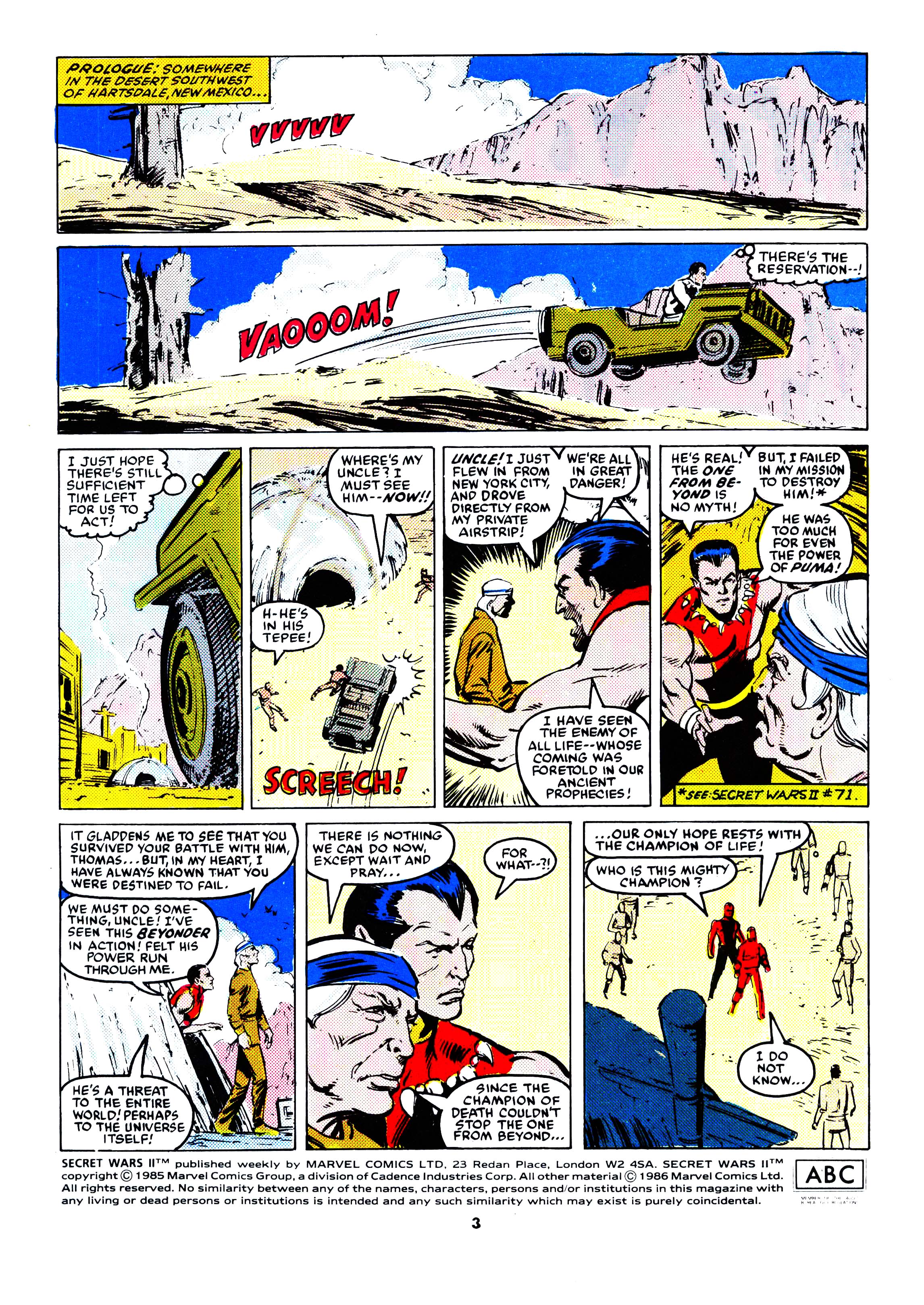 Read online Secret Wars (1985) comic -  Issue #76 - 3