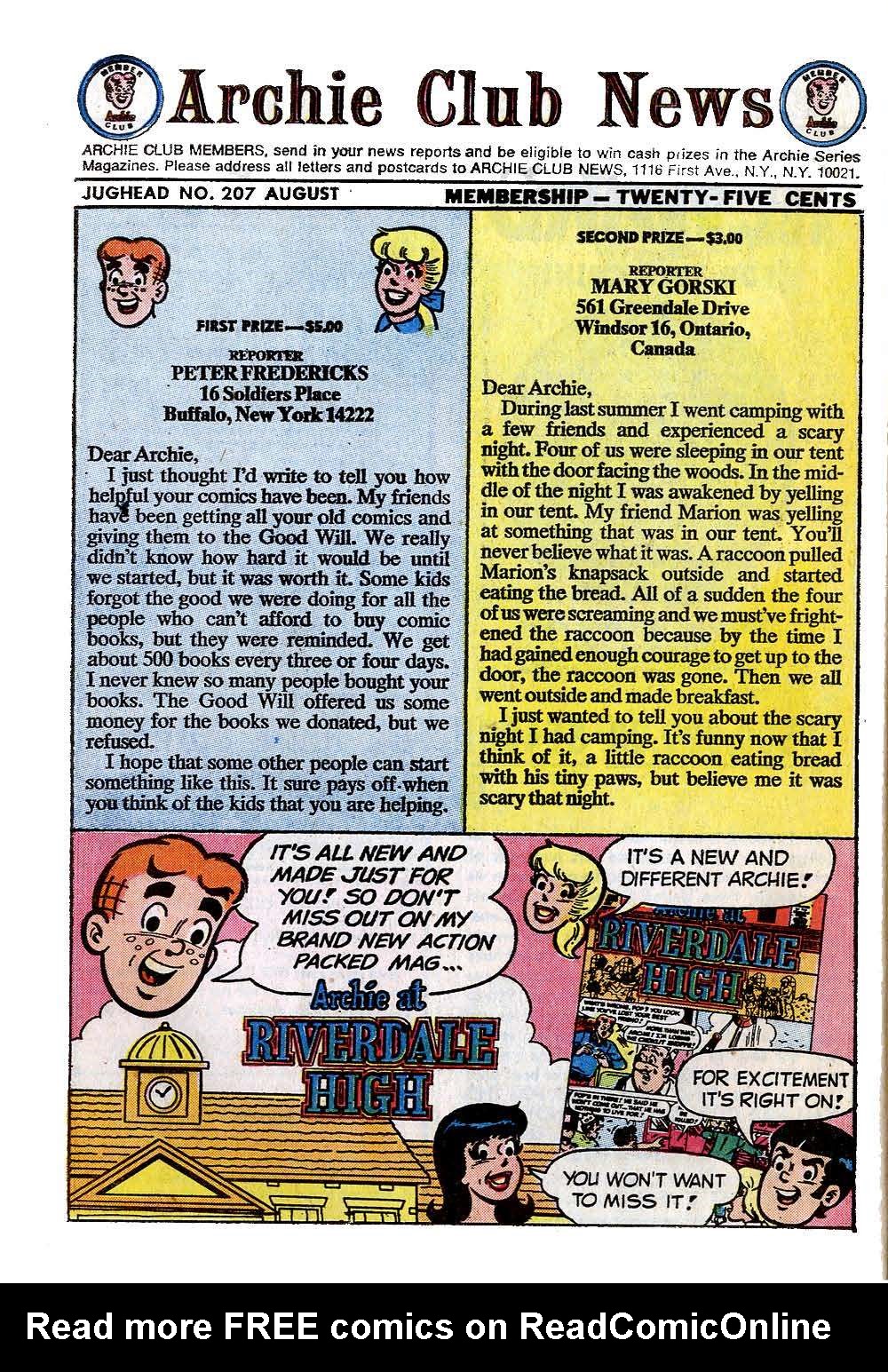 Read online Jughead (1965) comic -  Issue #207 - 26