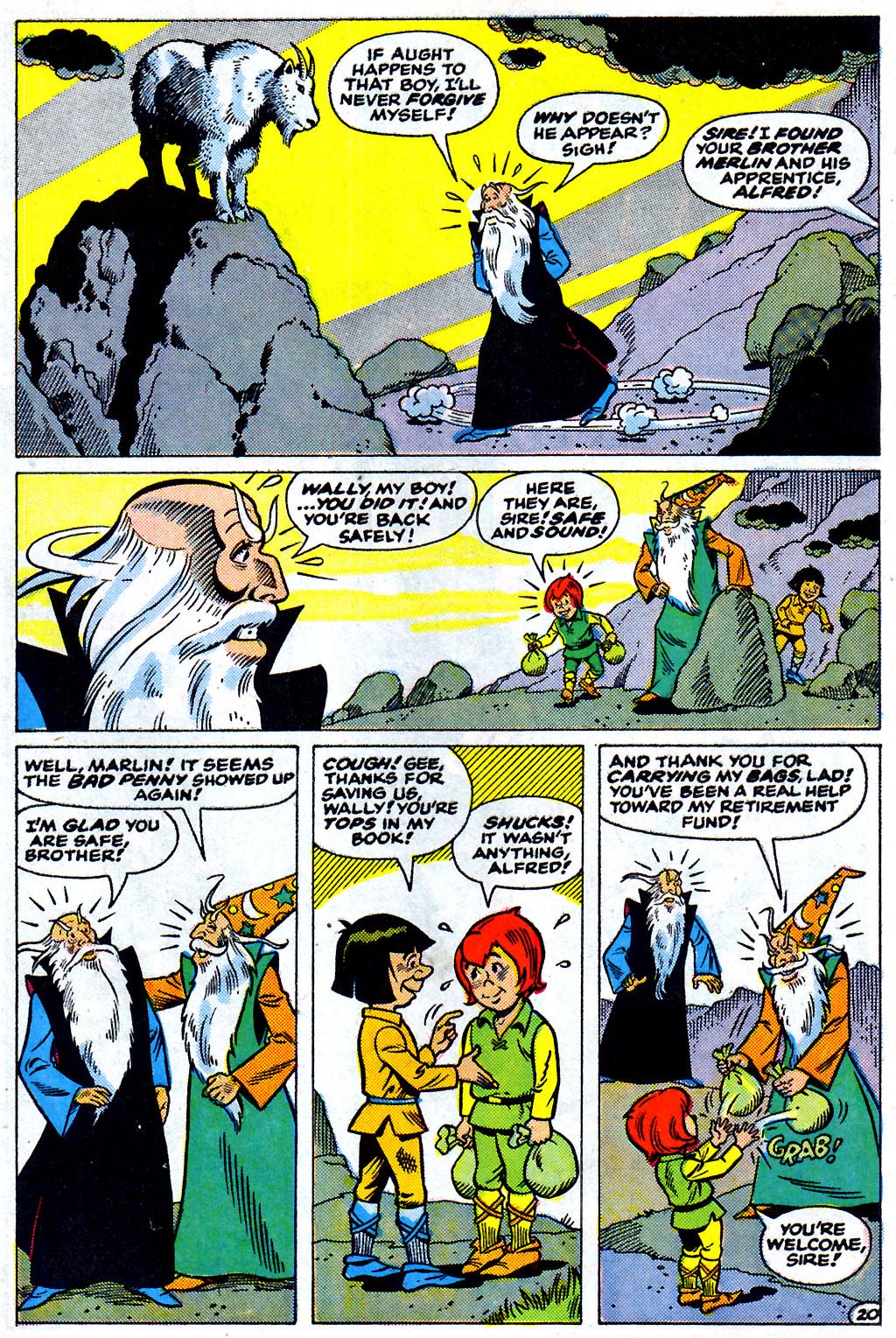 Read online Wally the Wizard comic -  Issue #6 - 21