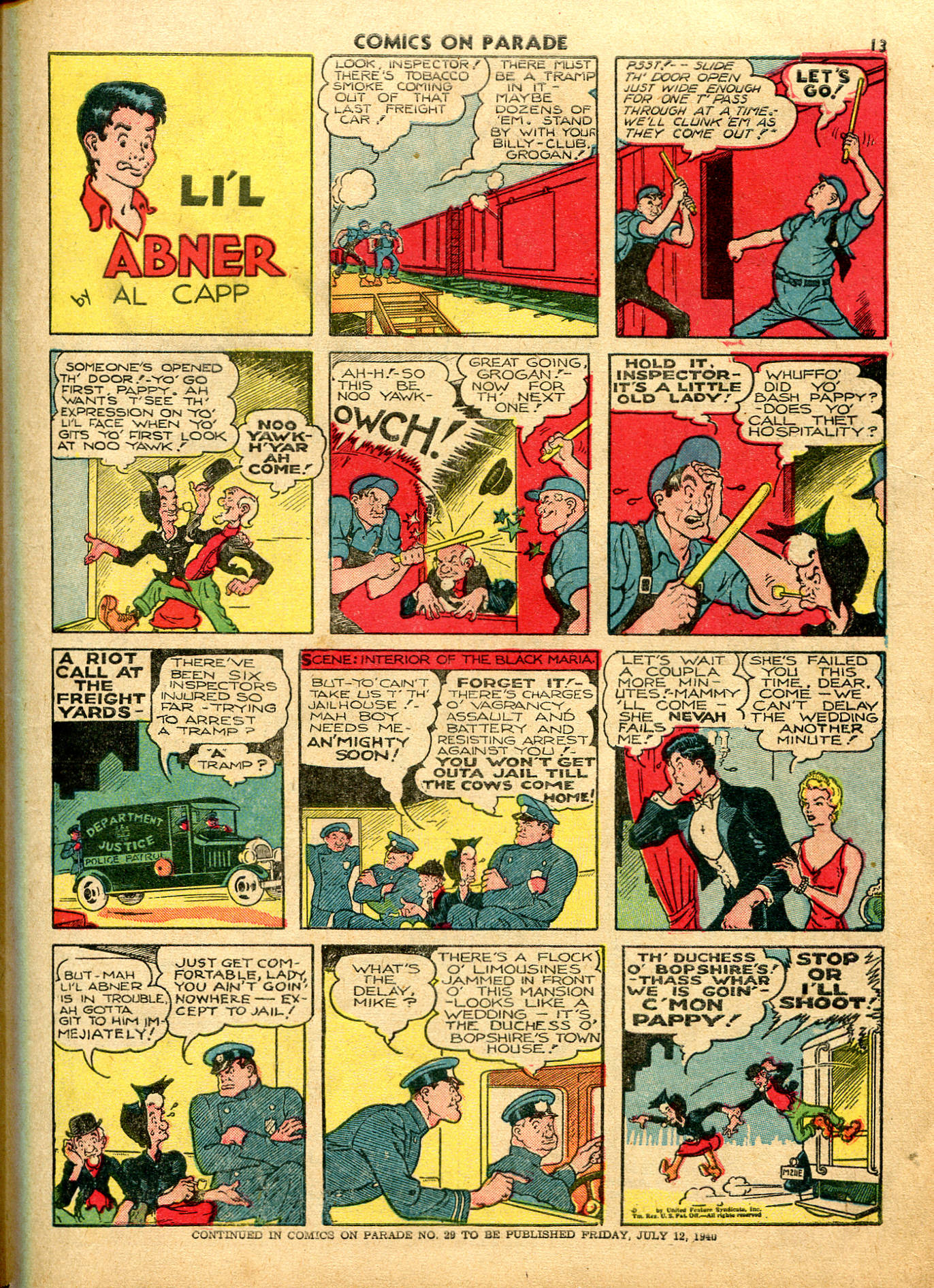 Read online Comics on Parade comic -  Issue #28 - 15