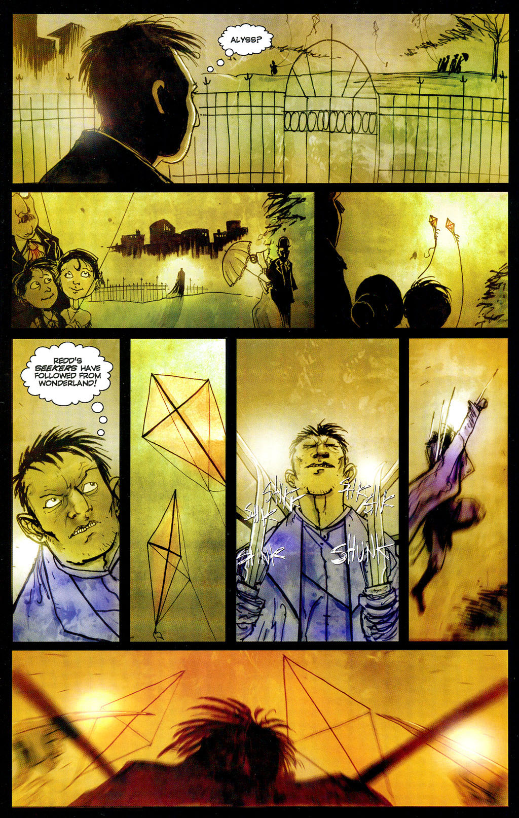 Read online Hatter M: The Looking Glass Wars comic -  Issue #1 - 8