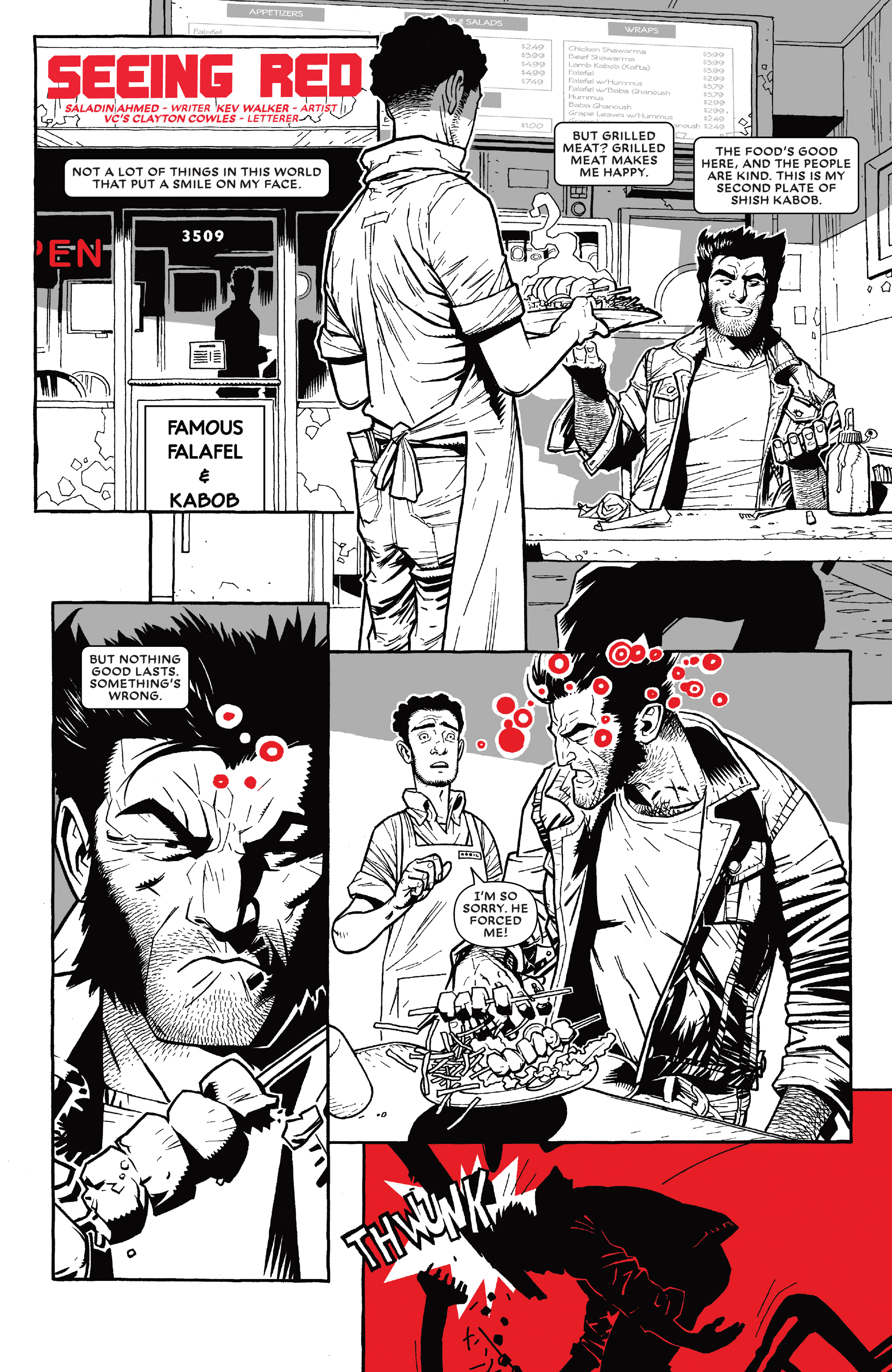 Read online Wolverine: Black, White & Blood comic -  Issue #2 - 12