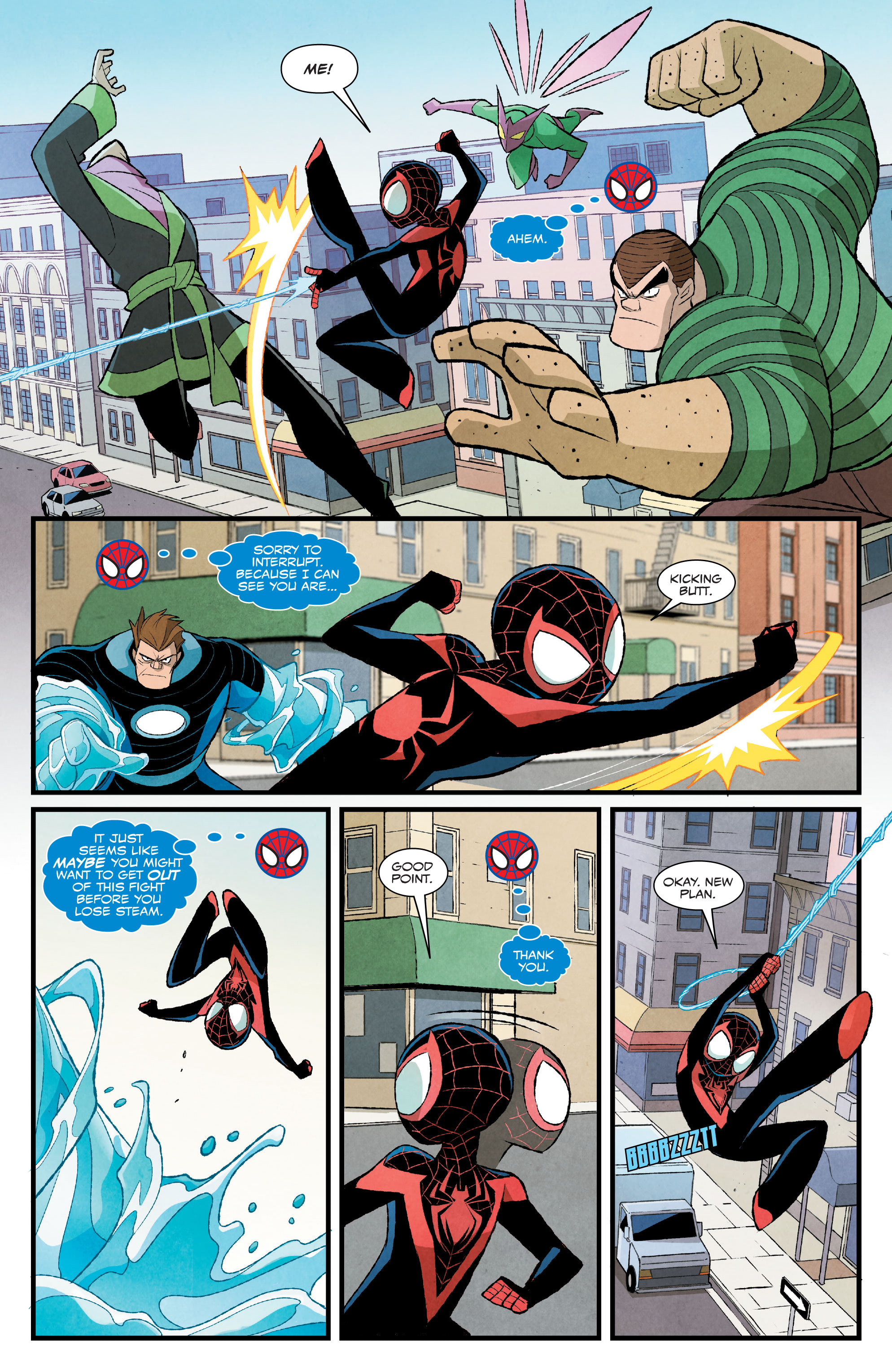 Read online Peter Parker And Miles Morales Spider-Men Double Trouble comic -  Issue #3 - 6