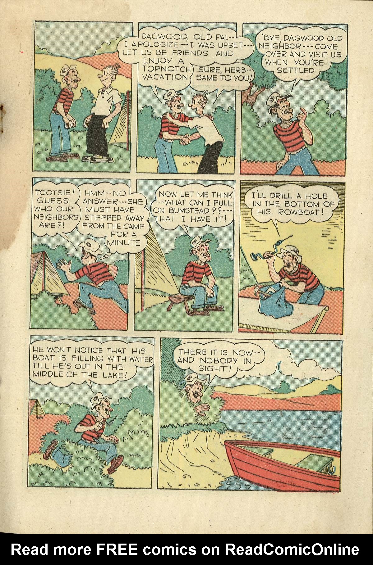 Read online Blondie Comics (1947) comic -  Issue #12 - 9