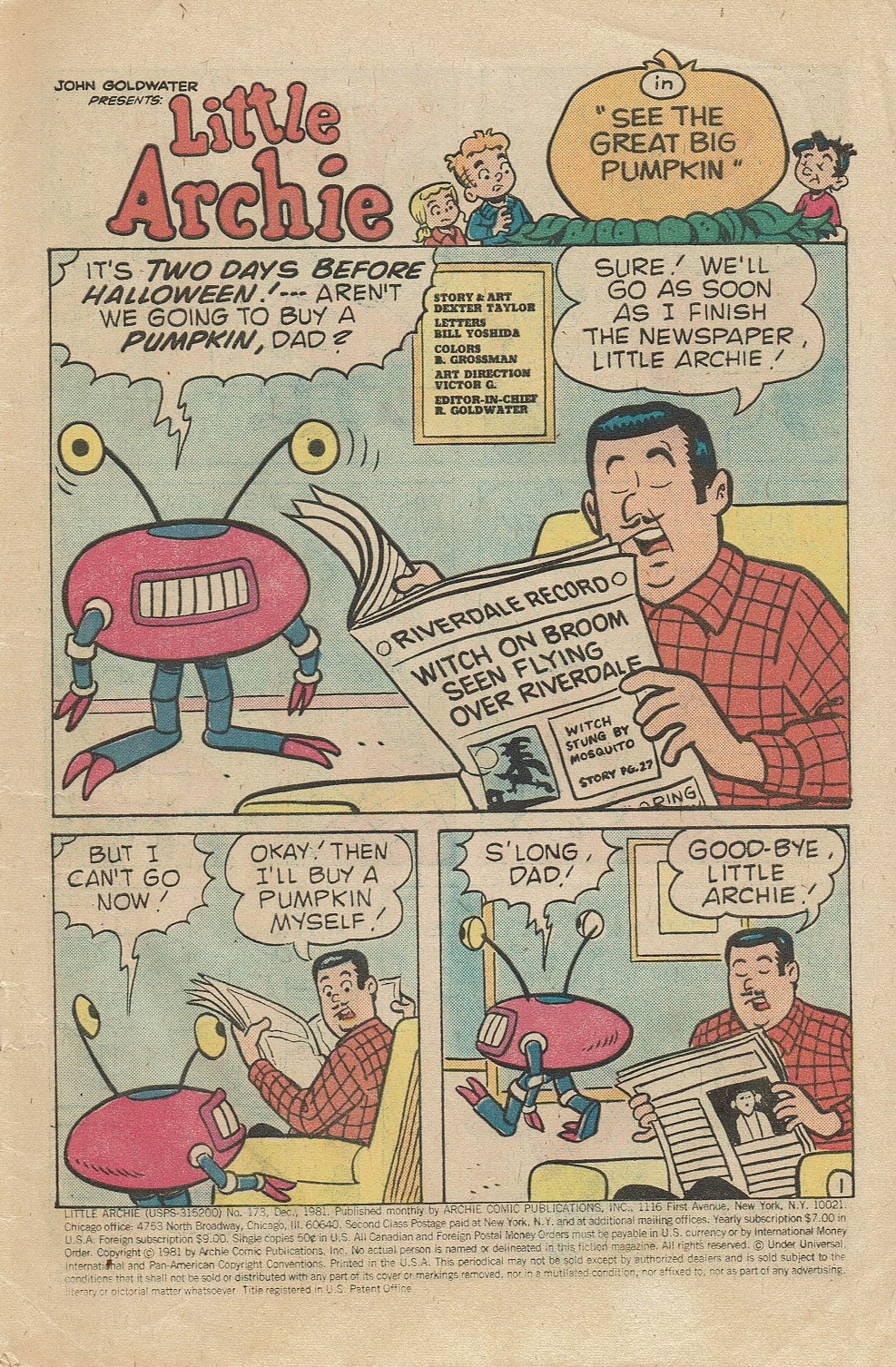 Read online The Adventures of Little Archie comic -  Issue #173 - 3