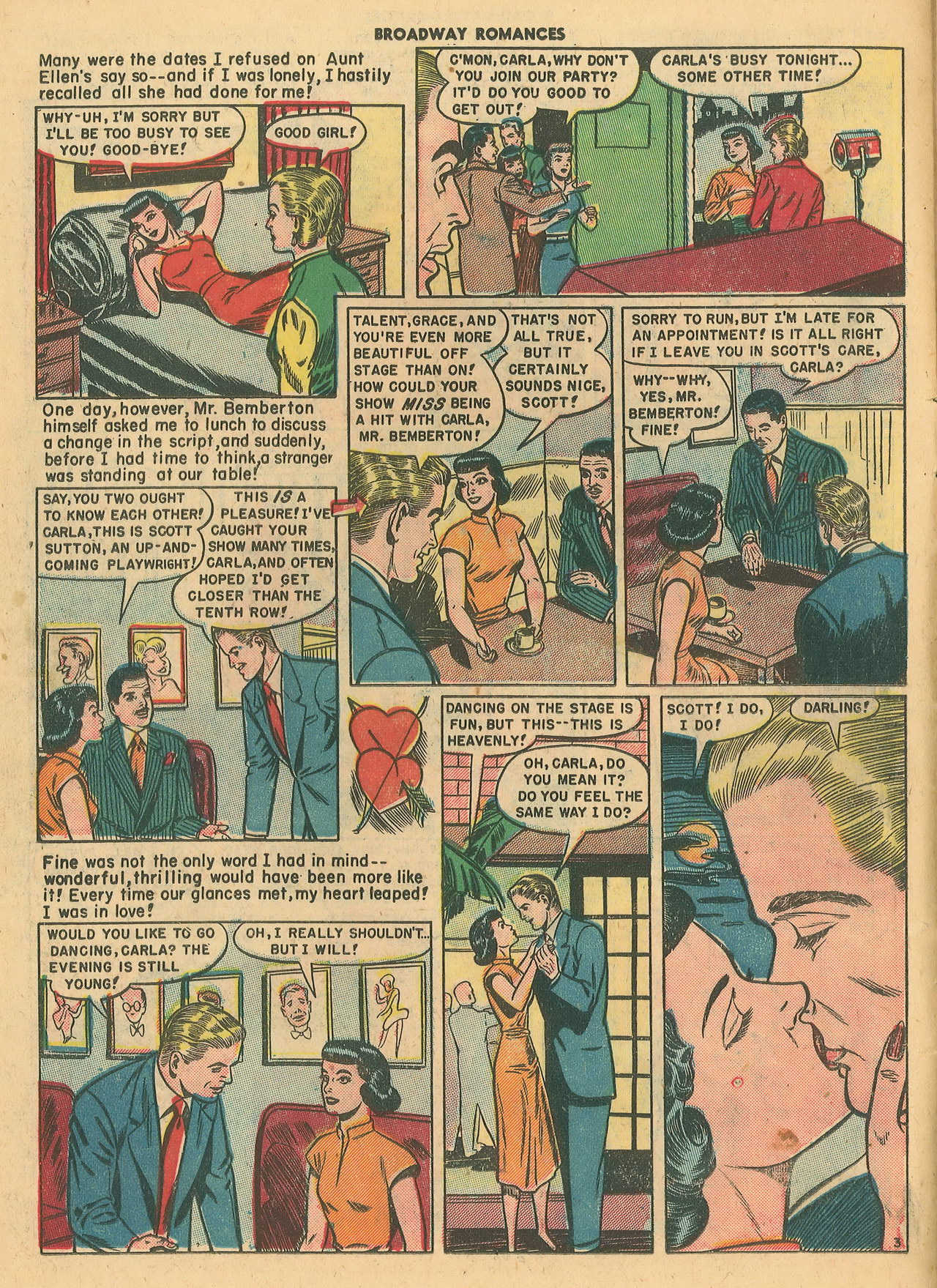 Read online Broadway Romances comic -  Issue #1 - 14