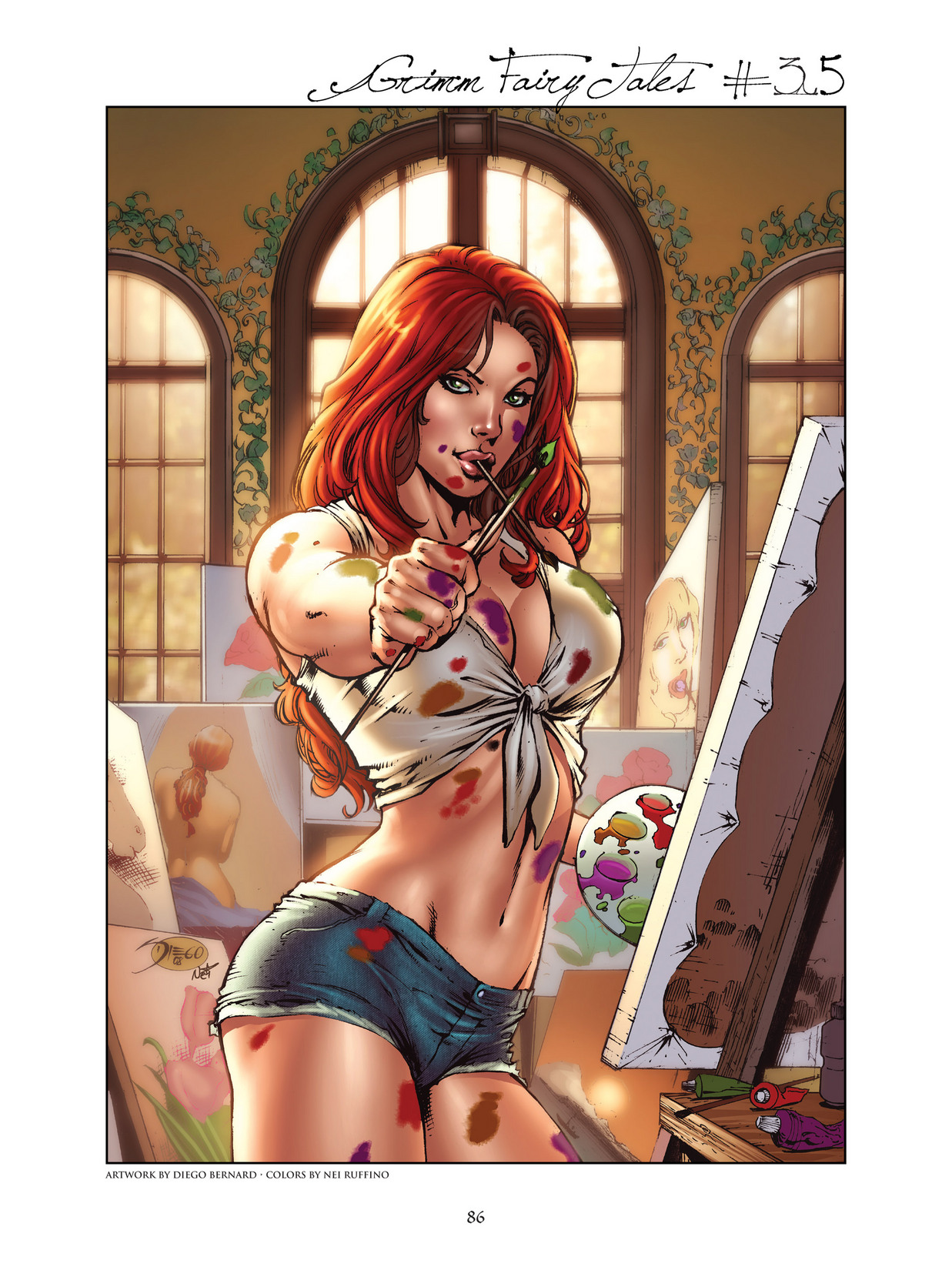Read online Grimm Fairy Tales: Art Book comic -  Issue # TPB - 86