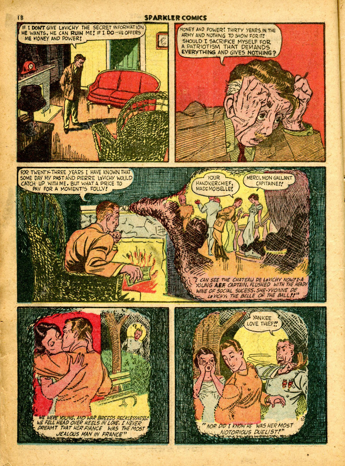 Read online Sparkler Comics comic -  Issue #18 - 20