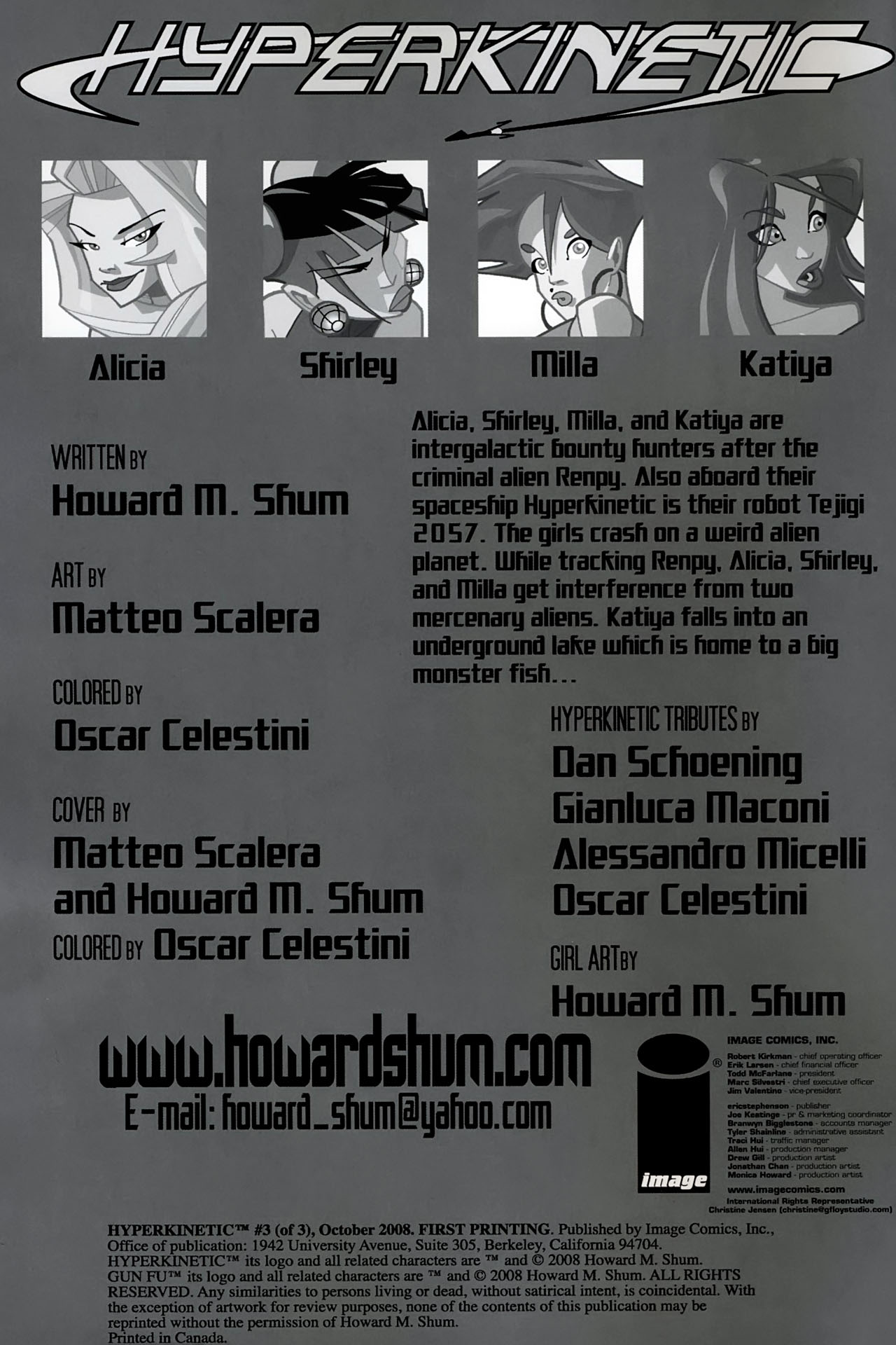 Read online Hyperkinetic comic -  Issue #3 - 2